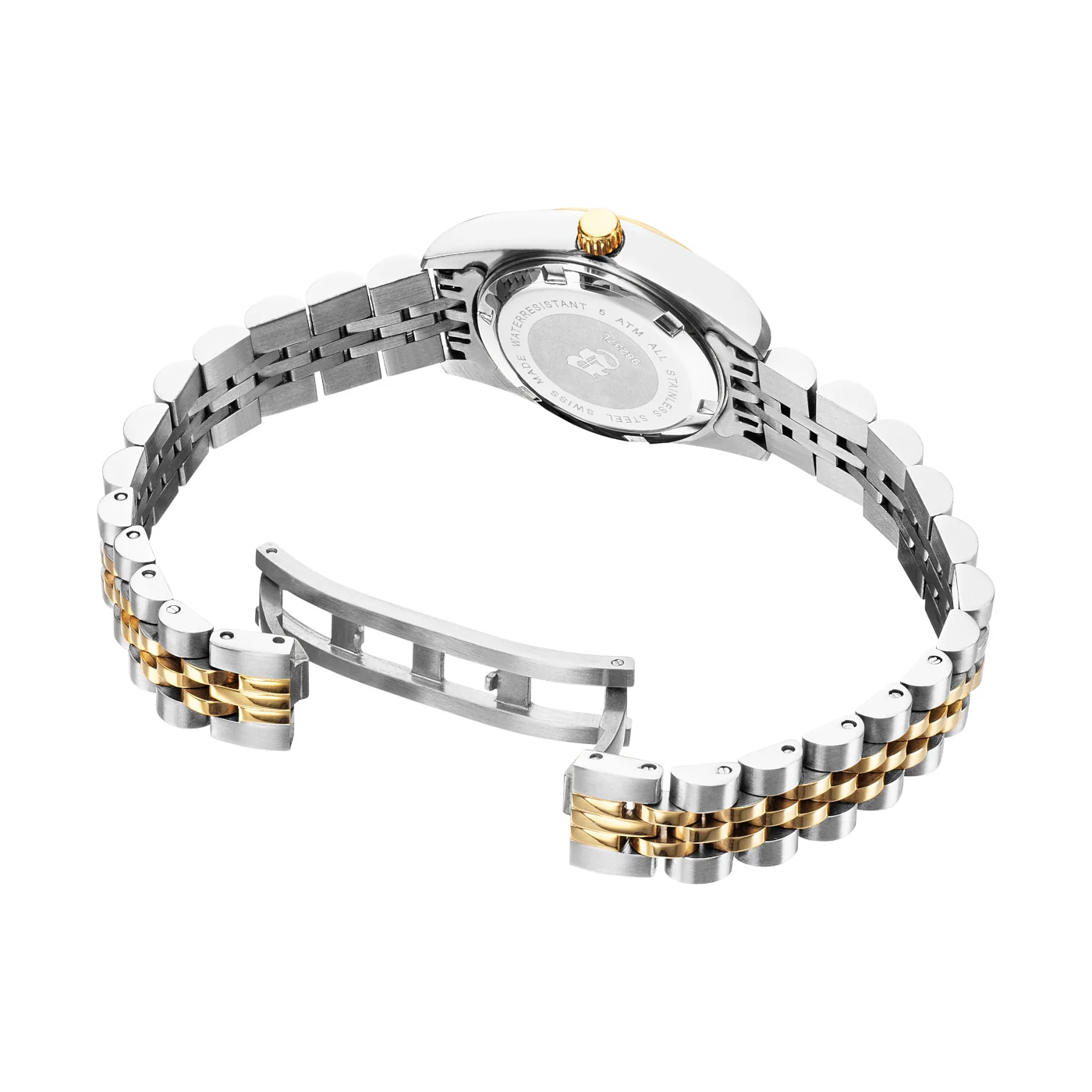Jacques du Manoir Inspiration Gold Watch NRO.08 - Image 5