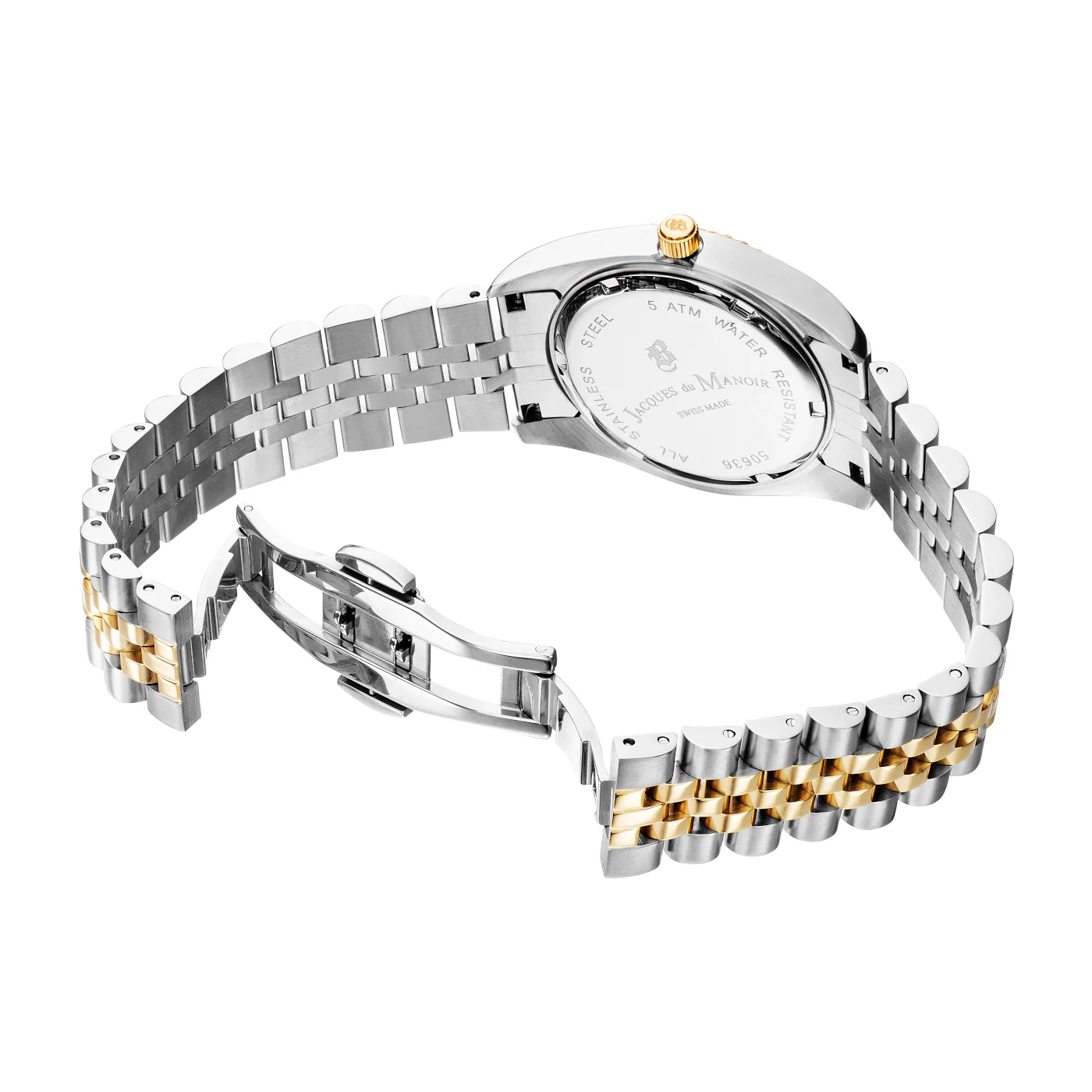 Jacques du Manoir Inspiration Gold Watch NRO.19 - Image 8