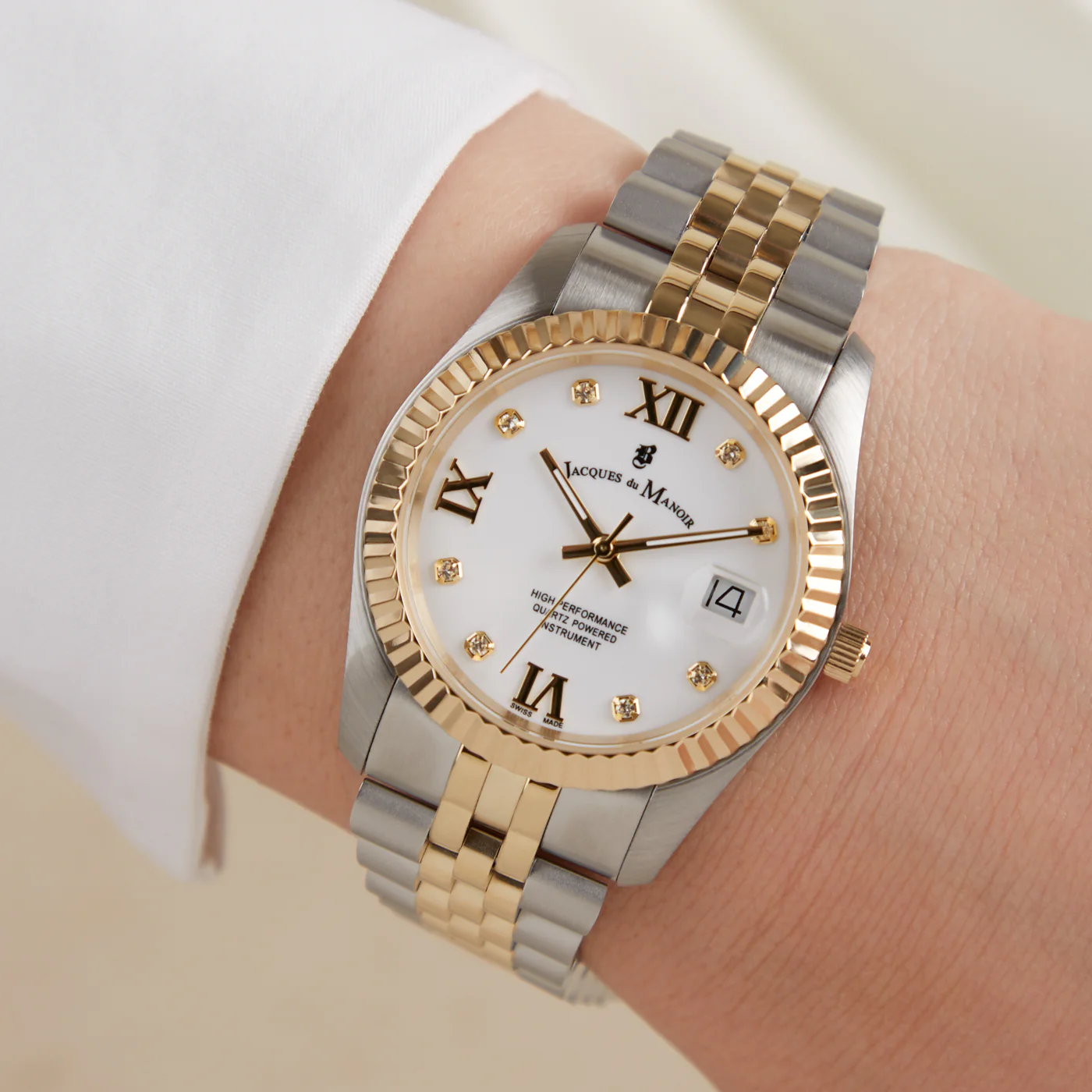 Jacques du Manoir Inspiration Prestige Gold Watch JWL01305 - Image 2