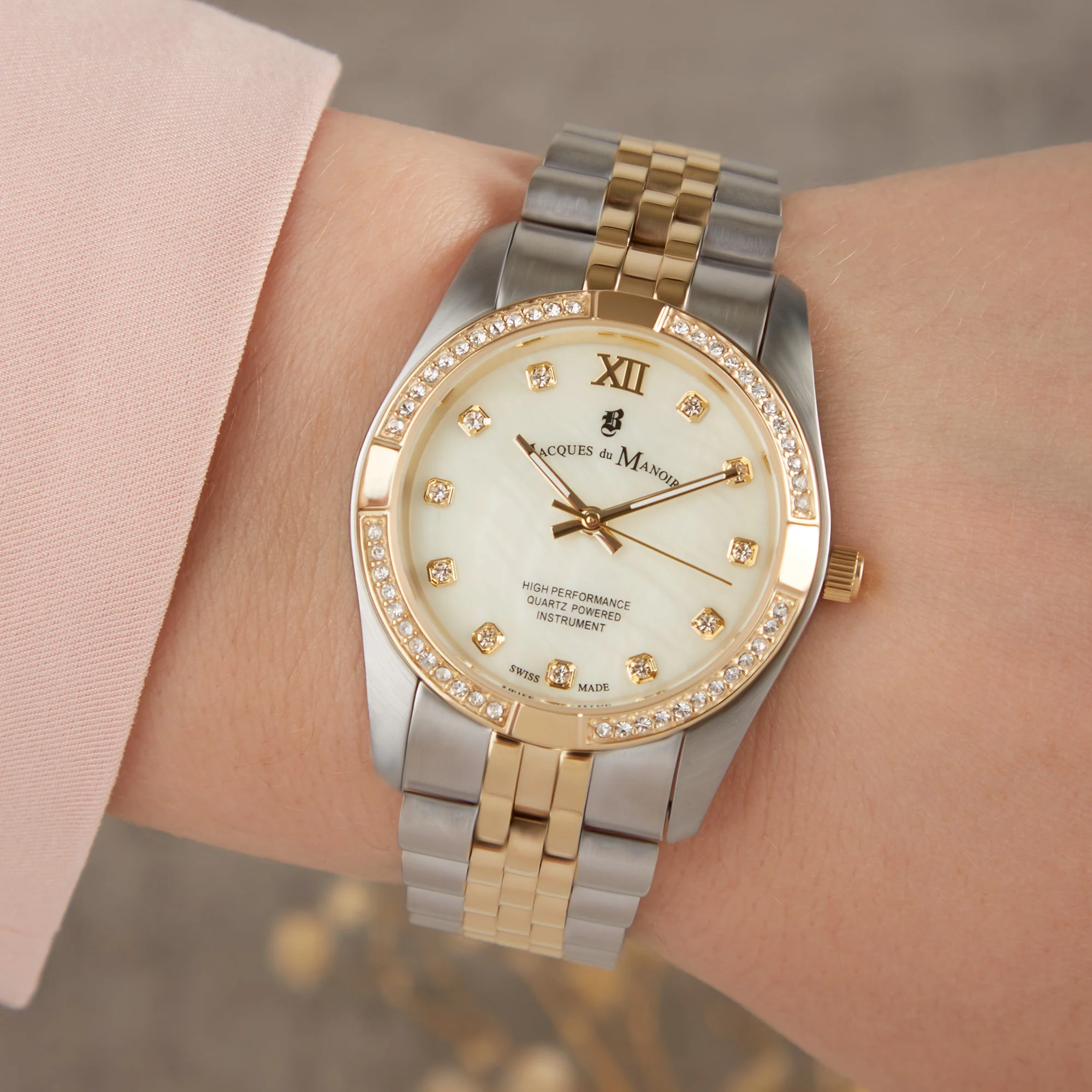 Jacques du Manoir Inspiration Prestige Gold Watch JWL02002 - Image 2