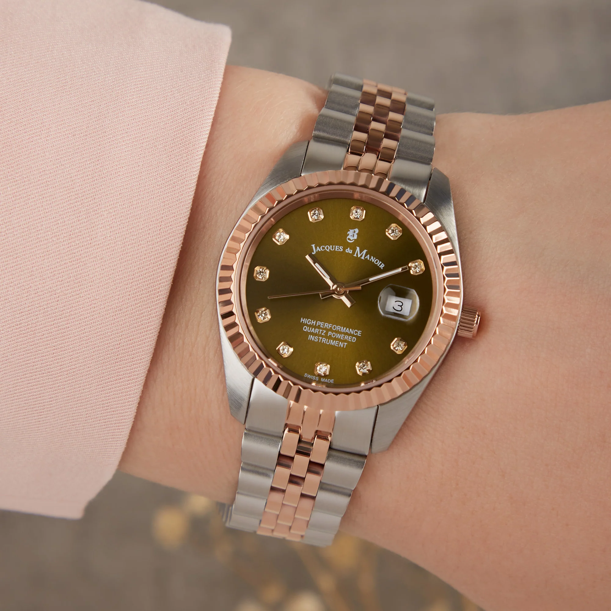 Jacques du Manoir Inspiration Rose gold Watch JWL01202 - Image 2