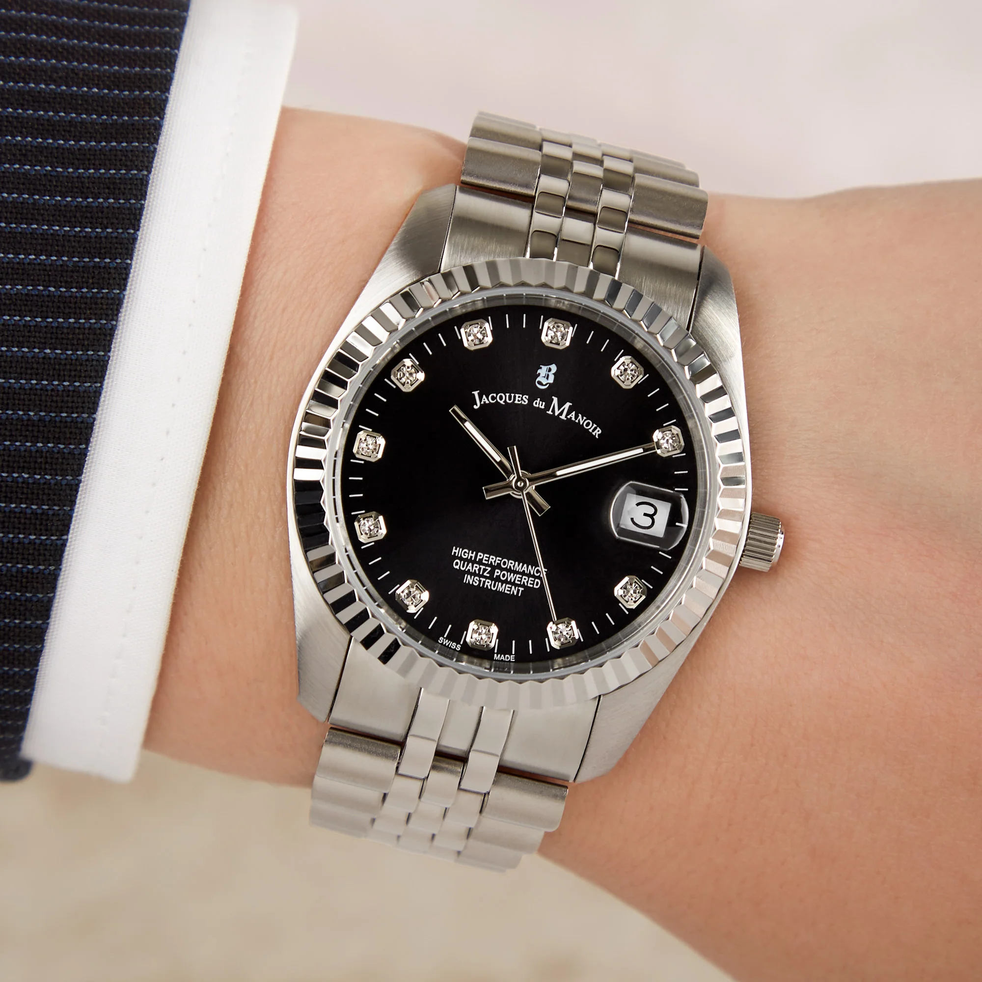Jacques du Manoir Inspiration Silver Watch NRO.05 - Image 2