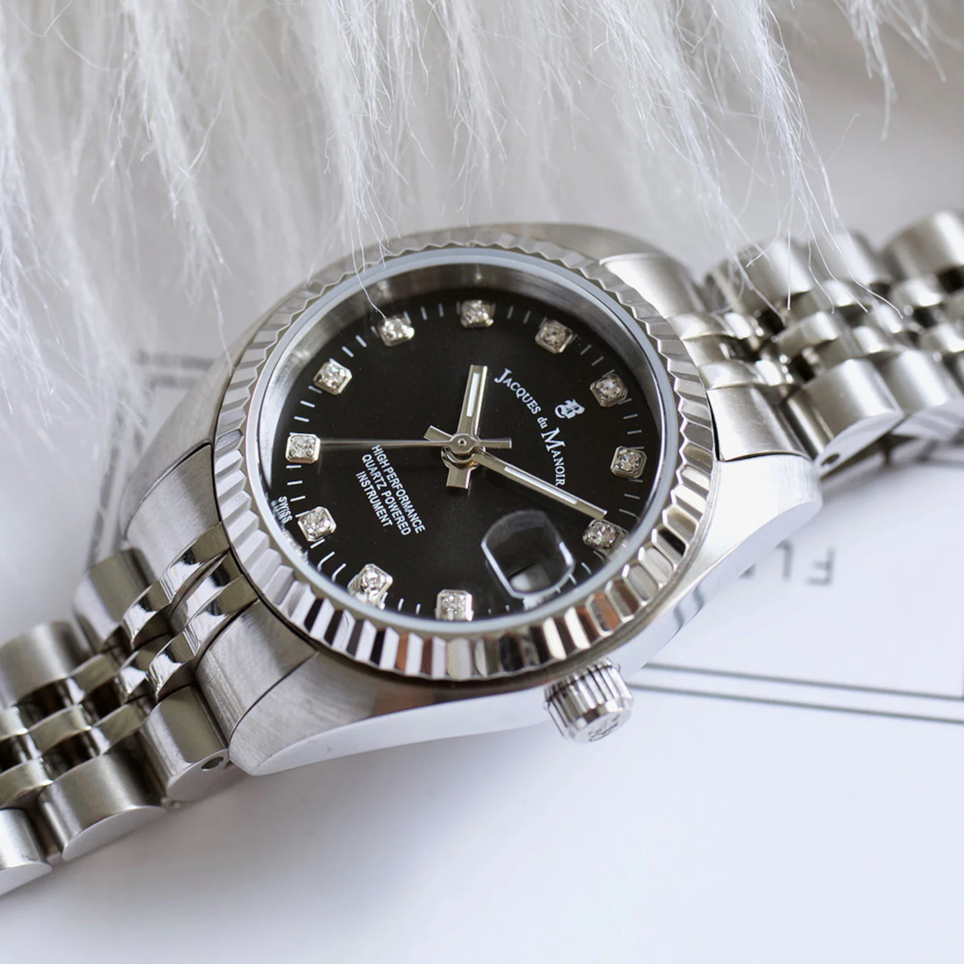 Jacques du Manoir Inspiration Silver Watch NRO.06 - Image 3