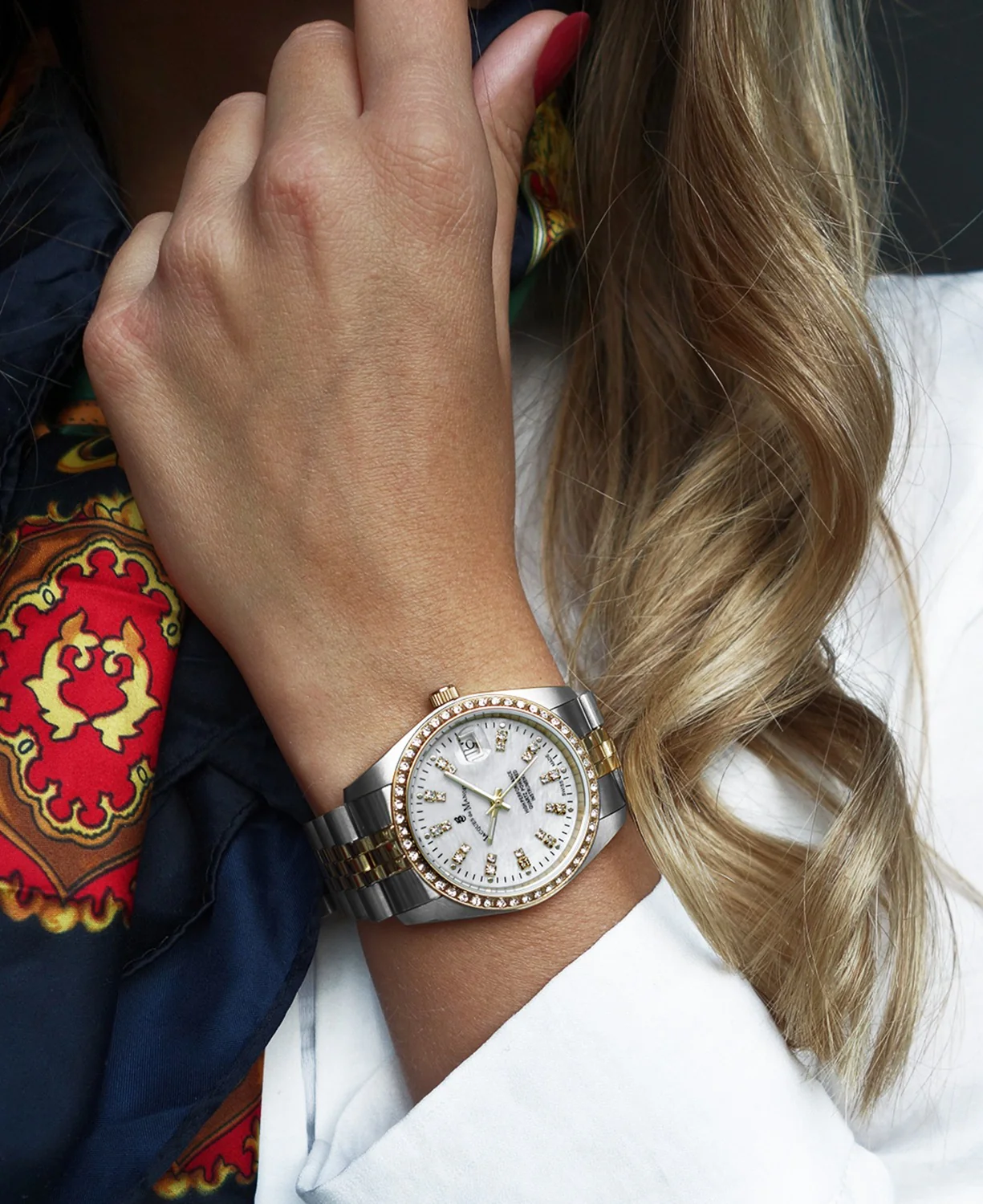 Jacques Du Manoir Inspiration White MOP Women's Watch NROP.07 - Image 5