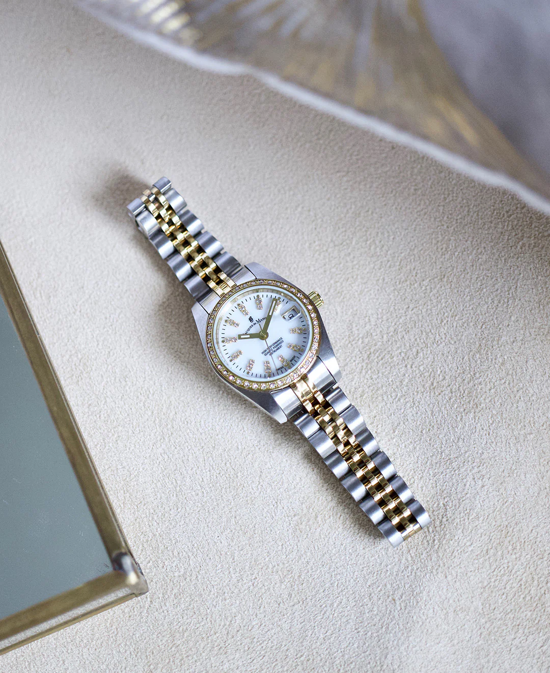 Jacques Du Manoir Inspiration White MOP Women's Watch NROP.08 - Image 5
