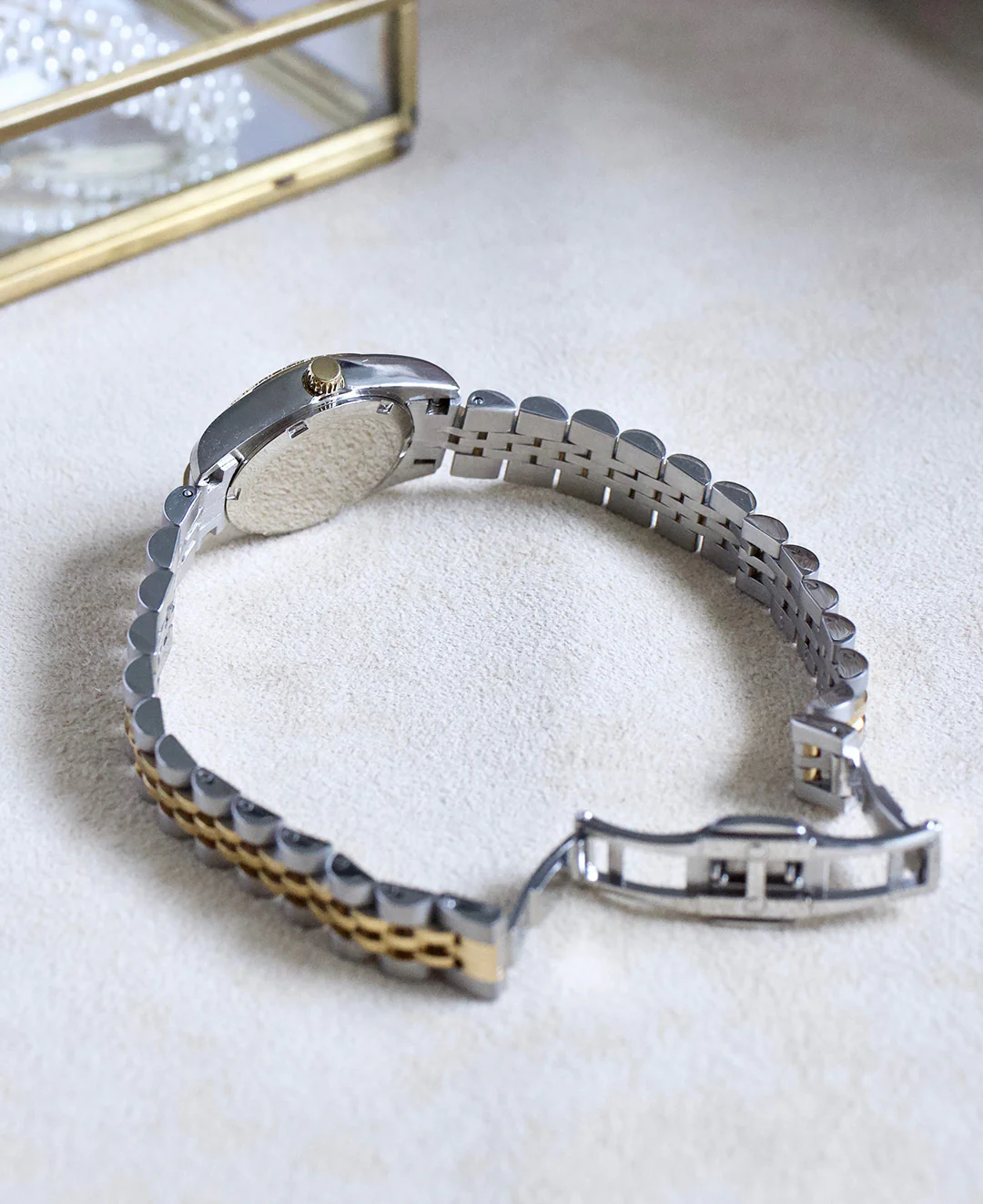 Jacques Du Manoir Inspiration White MOP Women's Watch NROP.08 - Image 7