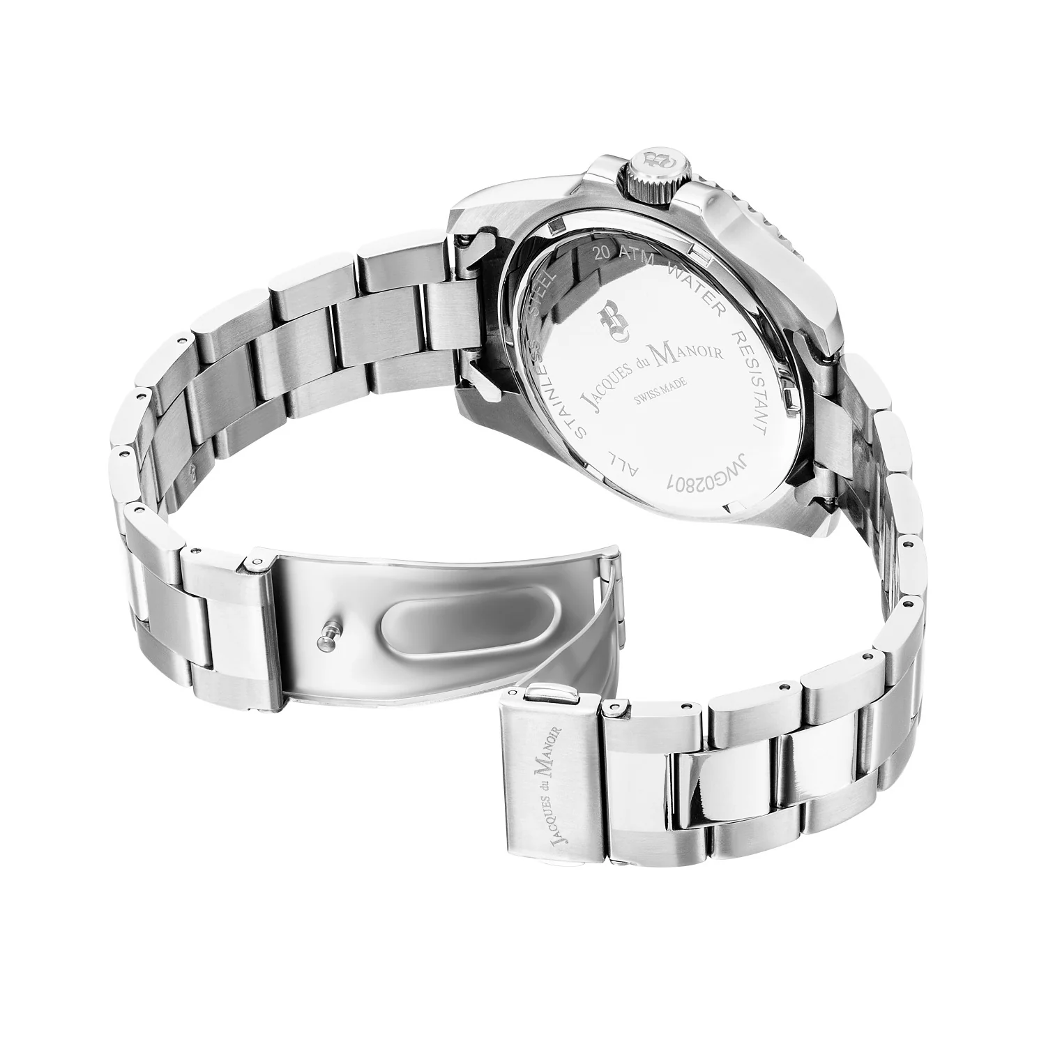 Jacques Du Manoir Pro Scuba 43 Black Men's Watch JWG02801 - Image 3