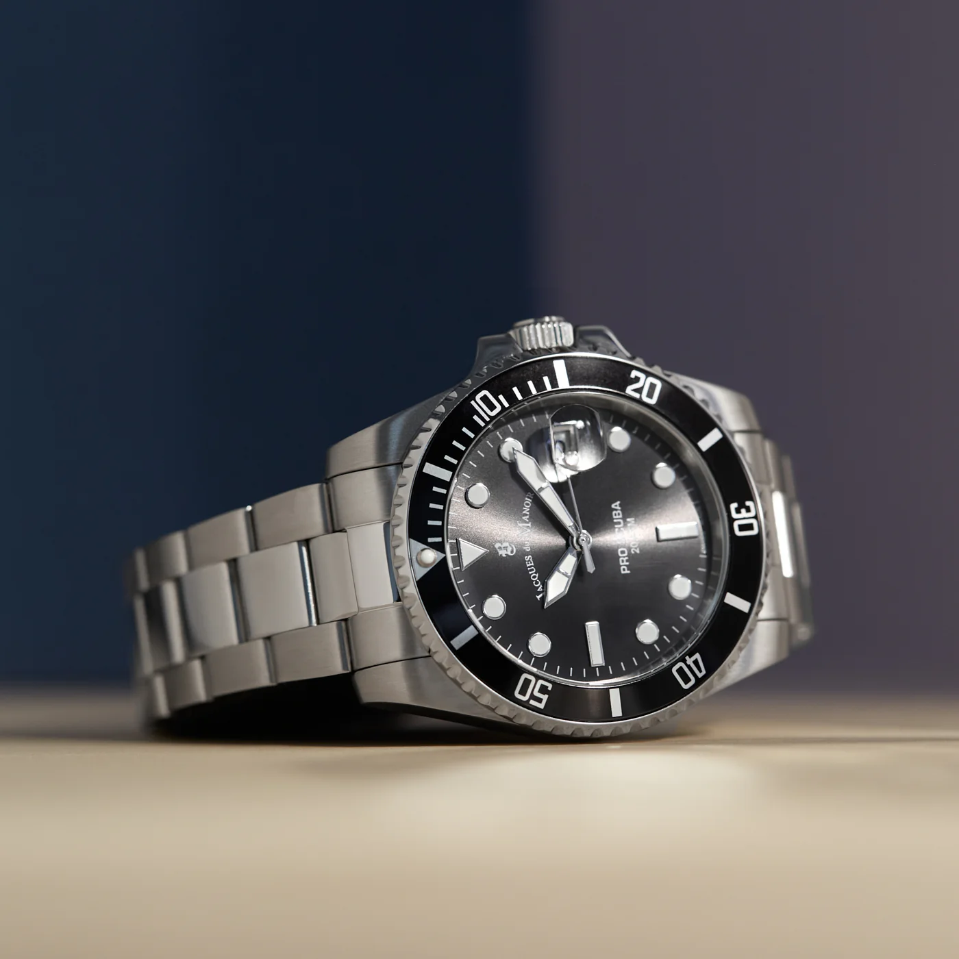 Jacques du Manoir Pro Scuba Silver Watch JWG02702 - Image 2