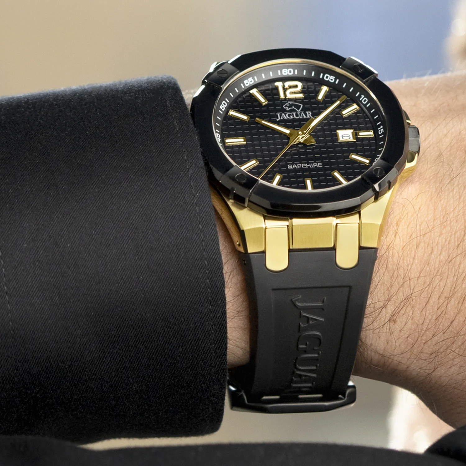 Jaguar Diplomatic Black Men's Watch J1012/1 - Image 2