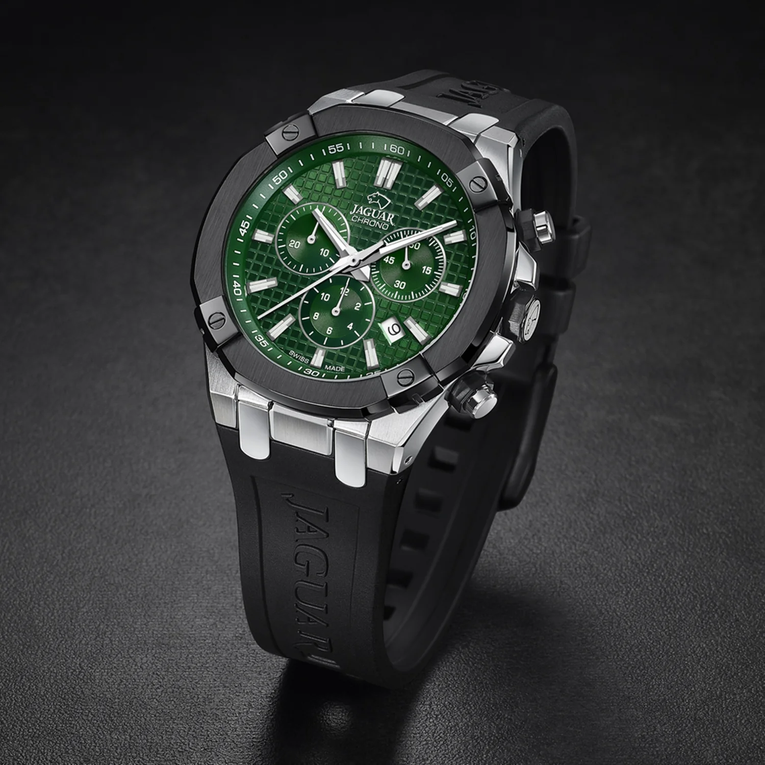 Jaguar Diplomatic Green Men's Watch J1020/1 - Image 3