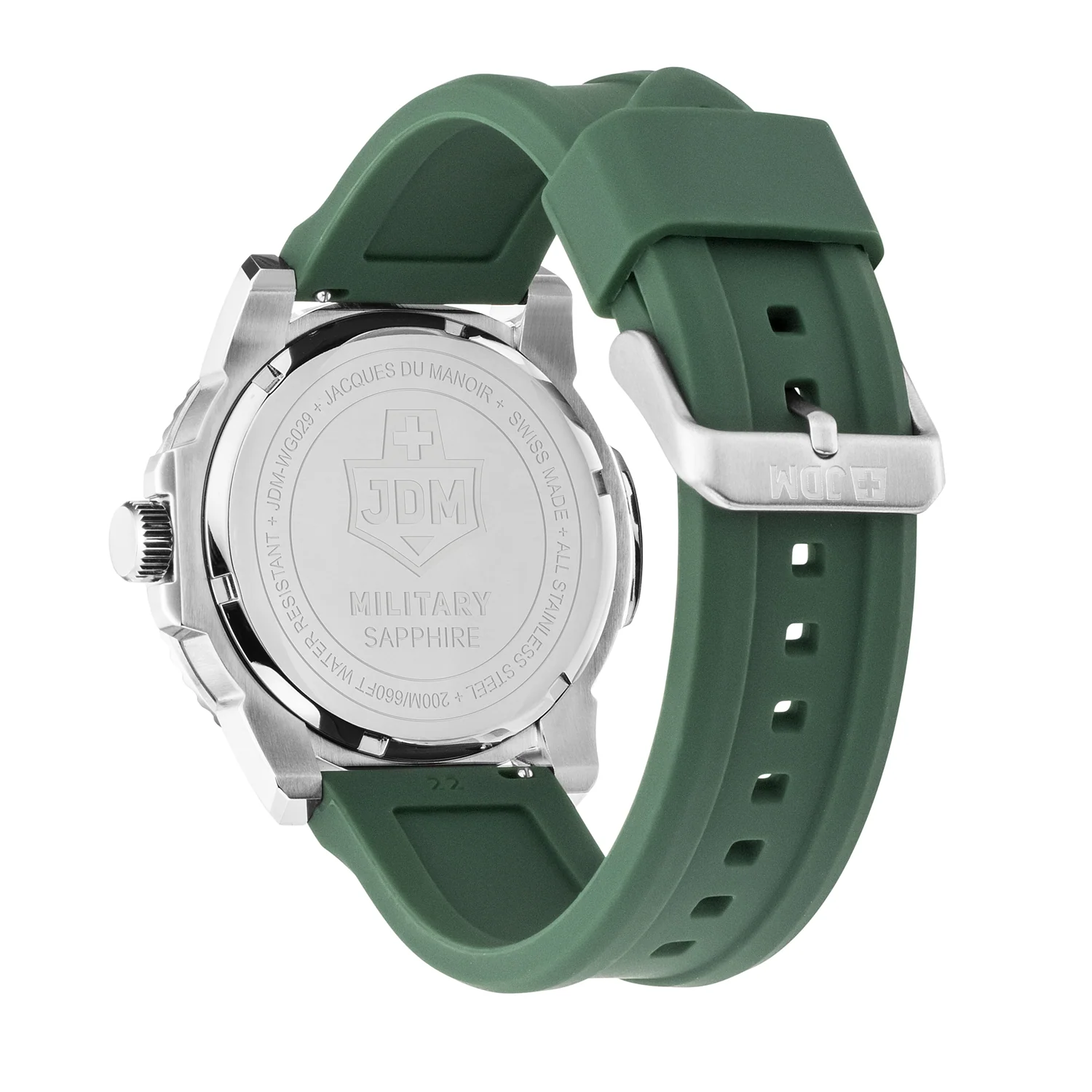 JDM Military Mike Plus Green Sunray Men's Watch JDM-WG029-01 - Image 3