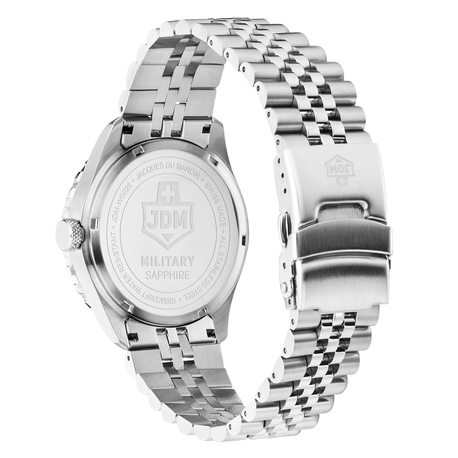 JDM Military Wingman Black Men's Watch JDM-WG028-03 - Image 3