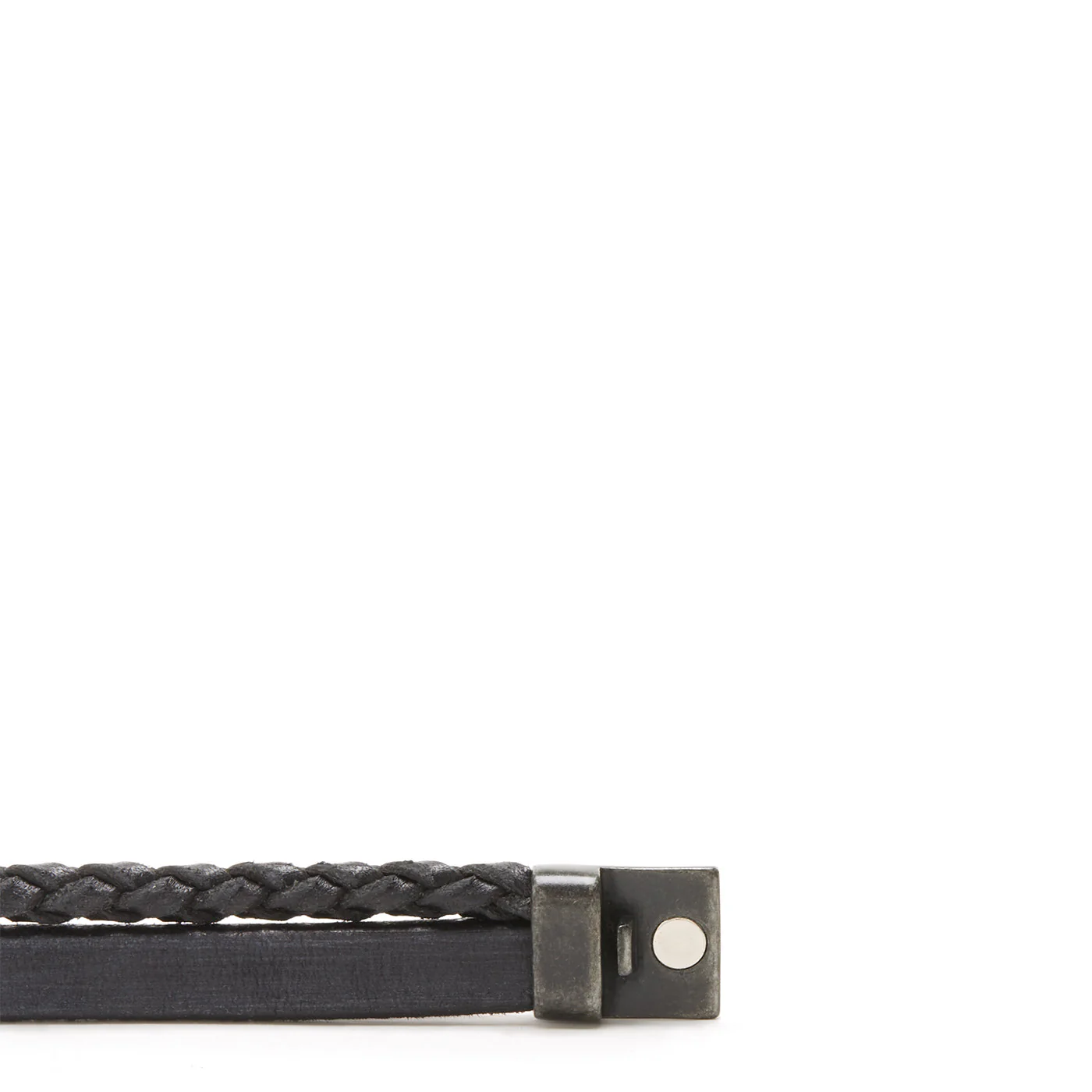 Josh Vintage Black Bracelet 09264-BRA-VB/BLACK/L - Image 5