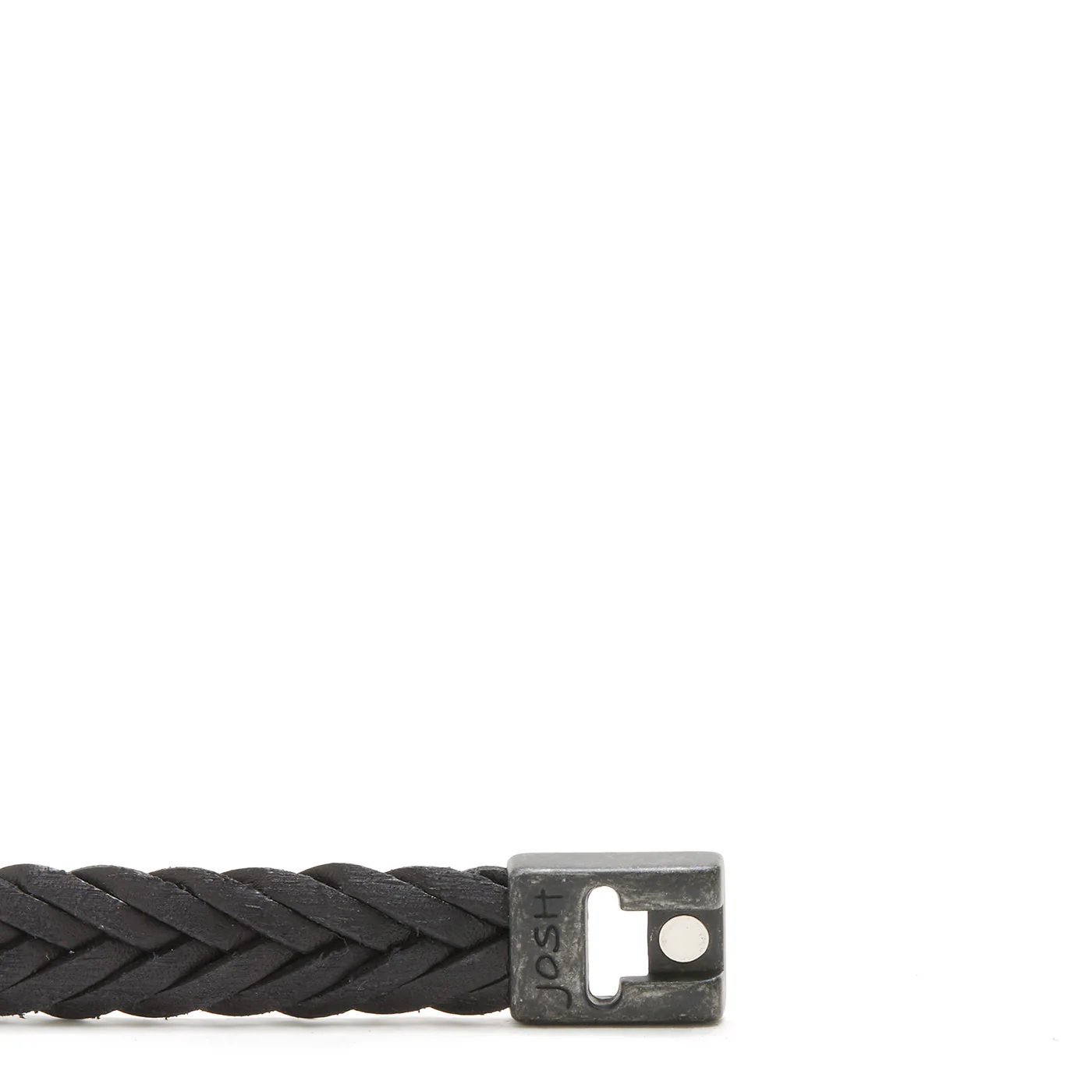 Josh Vintage Black Bracelet 24832-BRA-VB/BLACK/L - Image 4