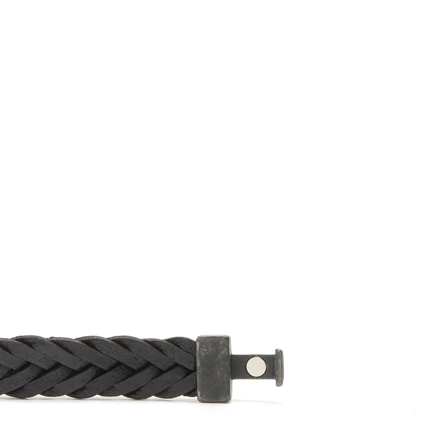 Josh Vintage Black Bracelet 24832-BRA-VB/BLACK/L - Image 5