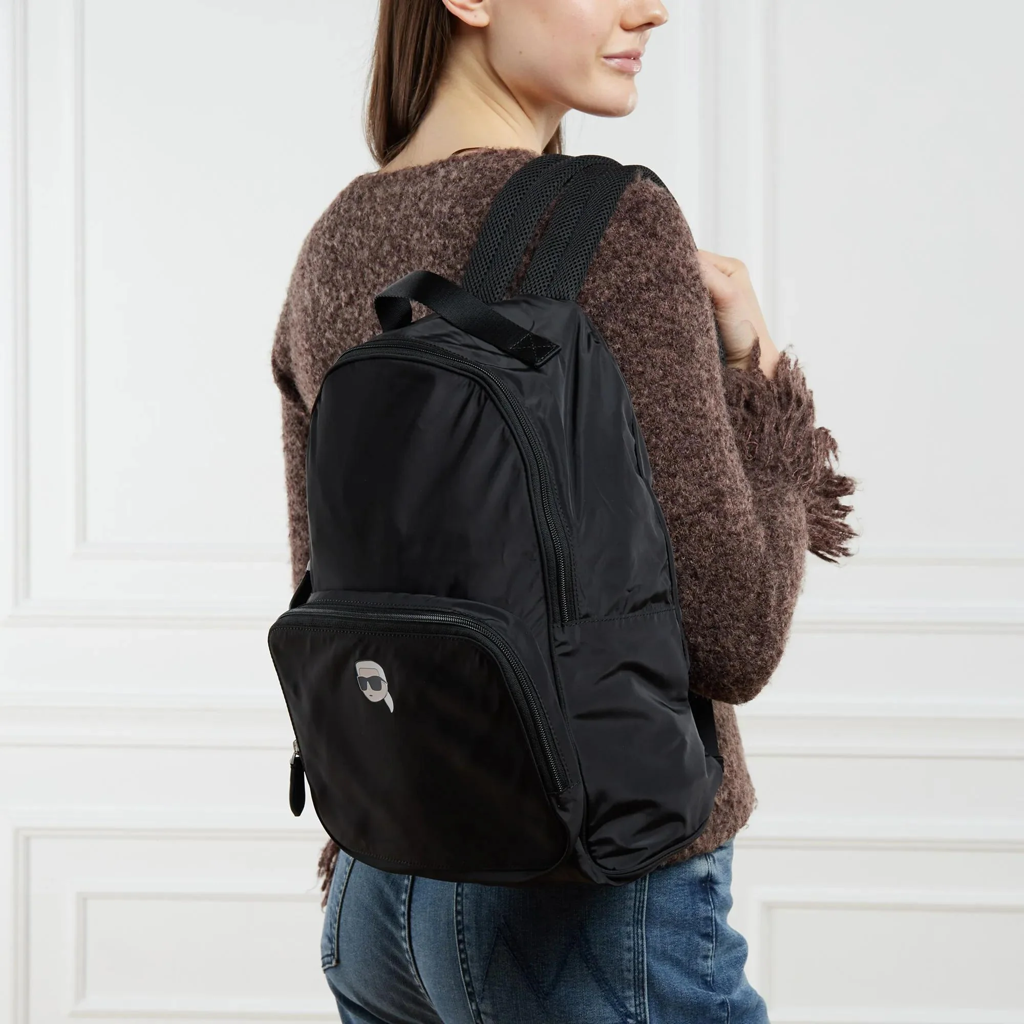 Karl Lagerfeld Black Backpack 2001-A0491490 - Image 2