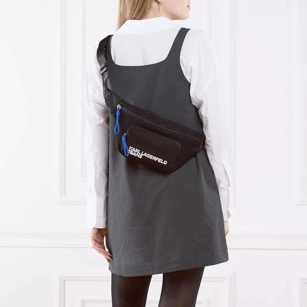 Karl Lagerfeld Black Belt Bag 2001-A0243455_ONE - Image 2