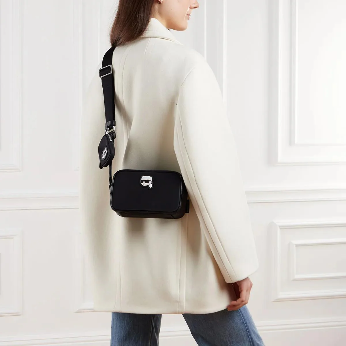 Karl Lagerfeld Black Crossbody Bag 2001-A0491498 - Image 2
