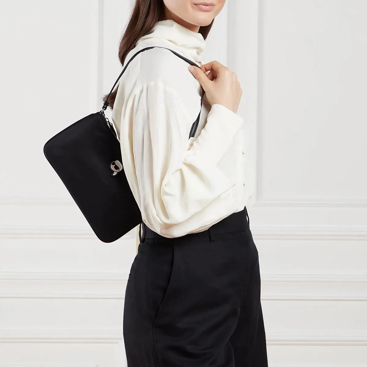 Karl Lagerfeld Black Crossbody Bag 2001-A0491499 - Image 2
