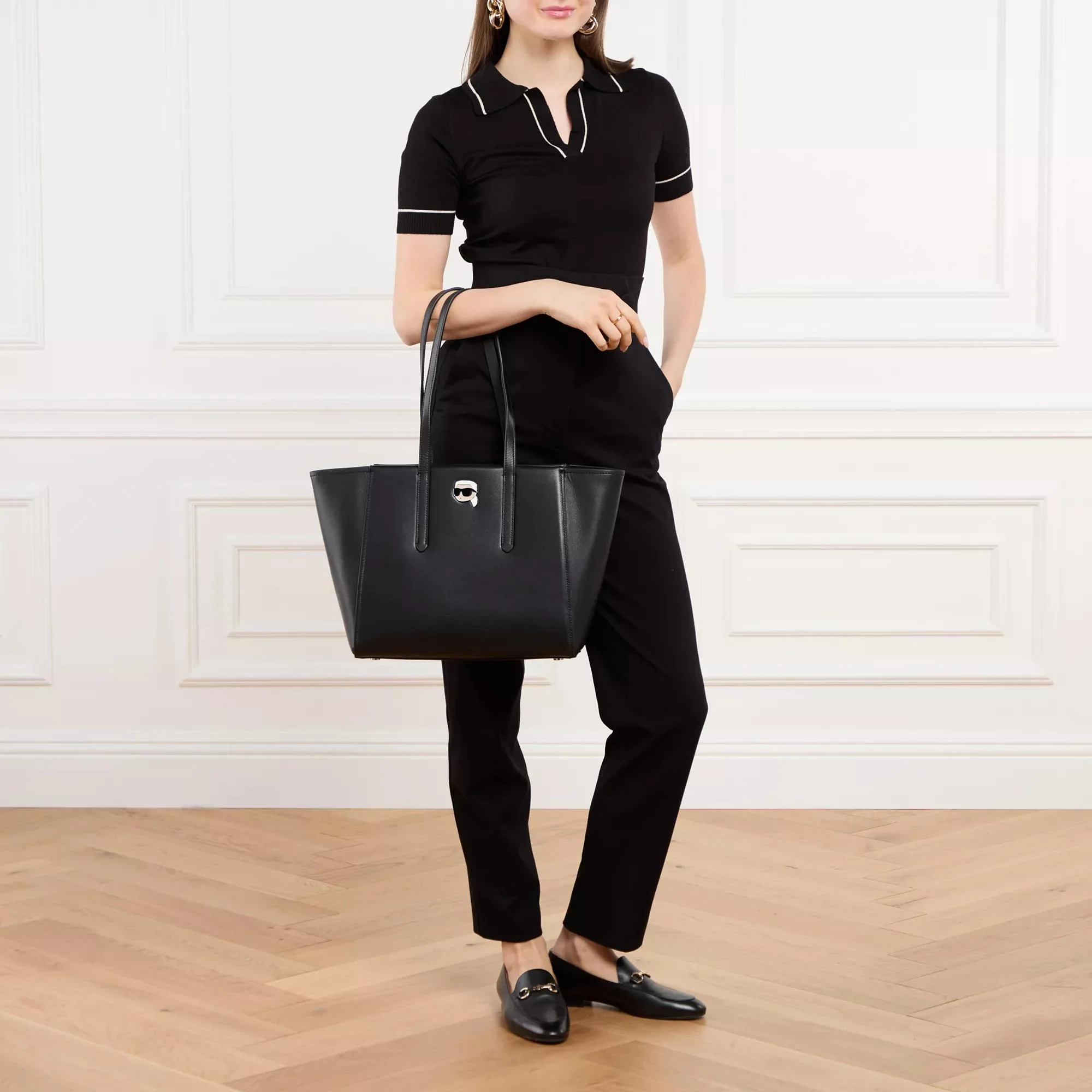 Karl Lagerfeld Black Shopper 2001-A0225525 - Image 2