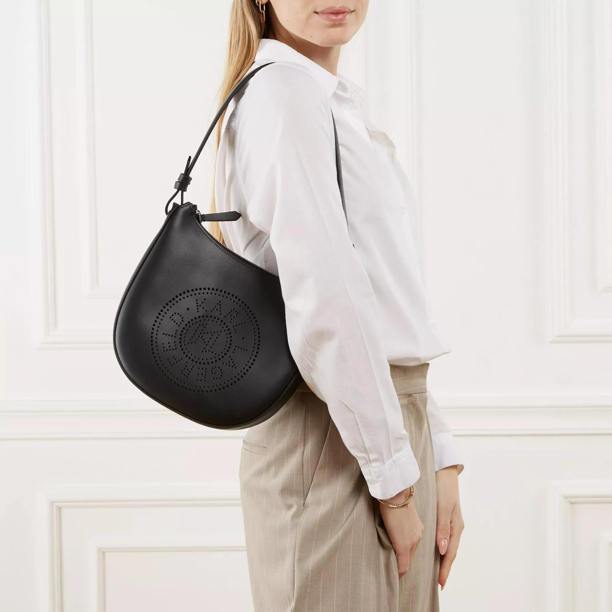 Karl Lagerfeld Black Shoulder Bag 2001-A0243515 - Image 5