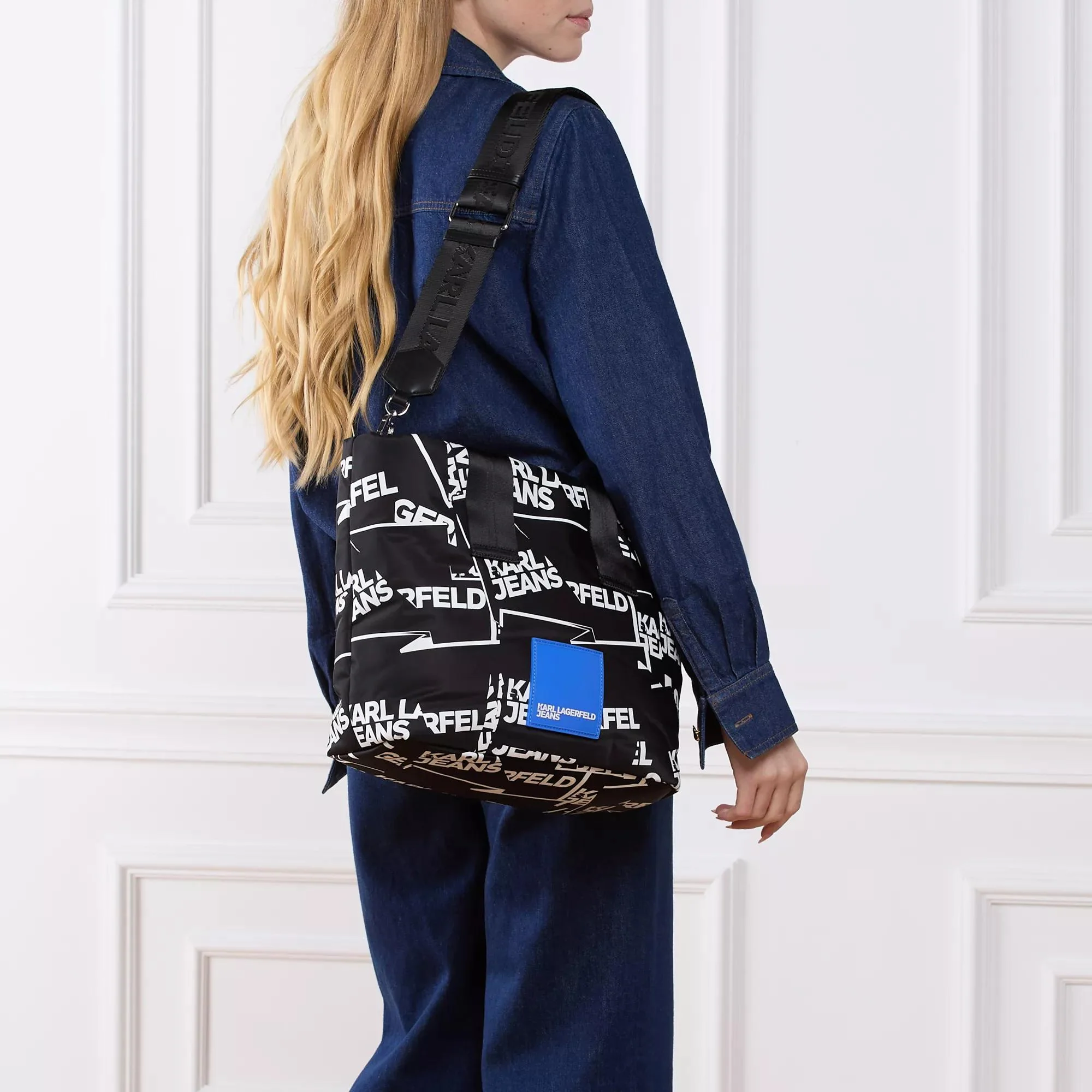 Karl Lagerfeld Jeans Black Crossbody Bag 2001-A0243435 - Image 3