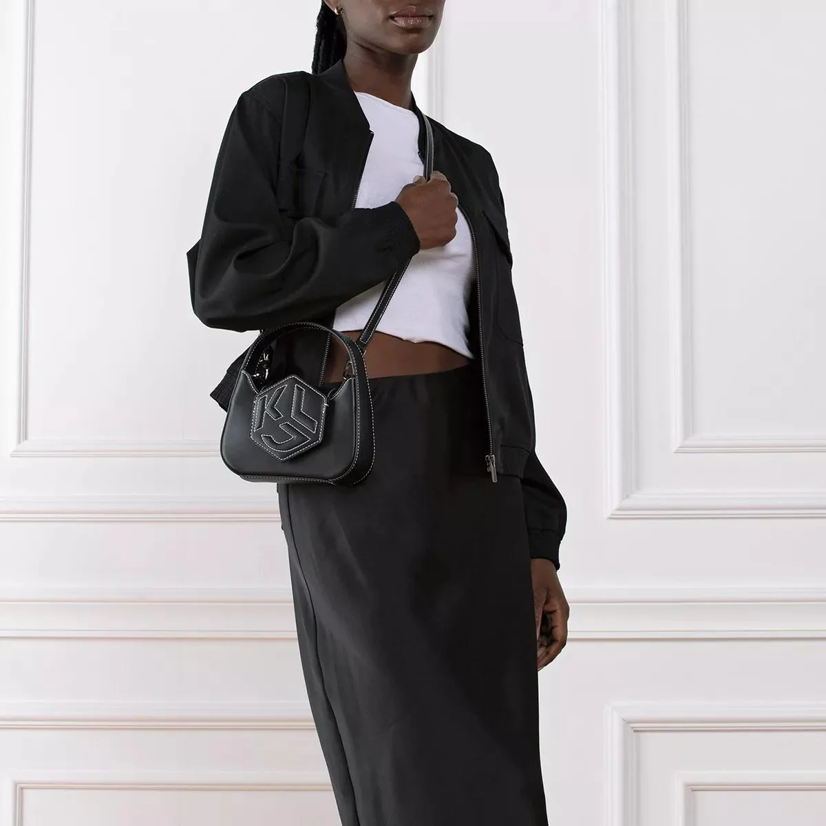 Karl Lagerfeld Jeans Black Crossbody Bag 2001-A0243442 - Image 2