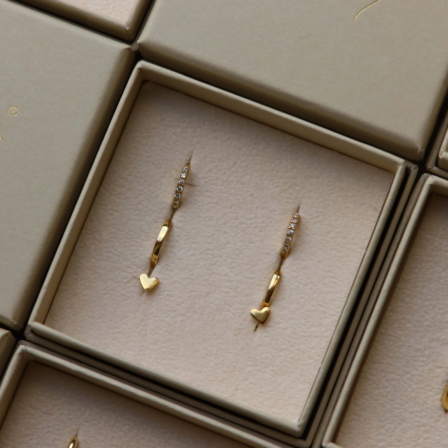 Karma 14 karat gold plated Earparty EPV01GP - Image 5