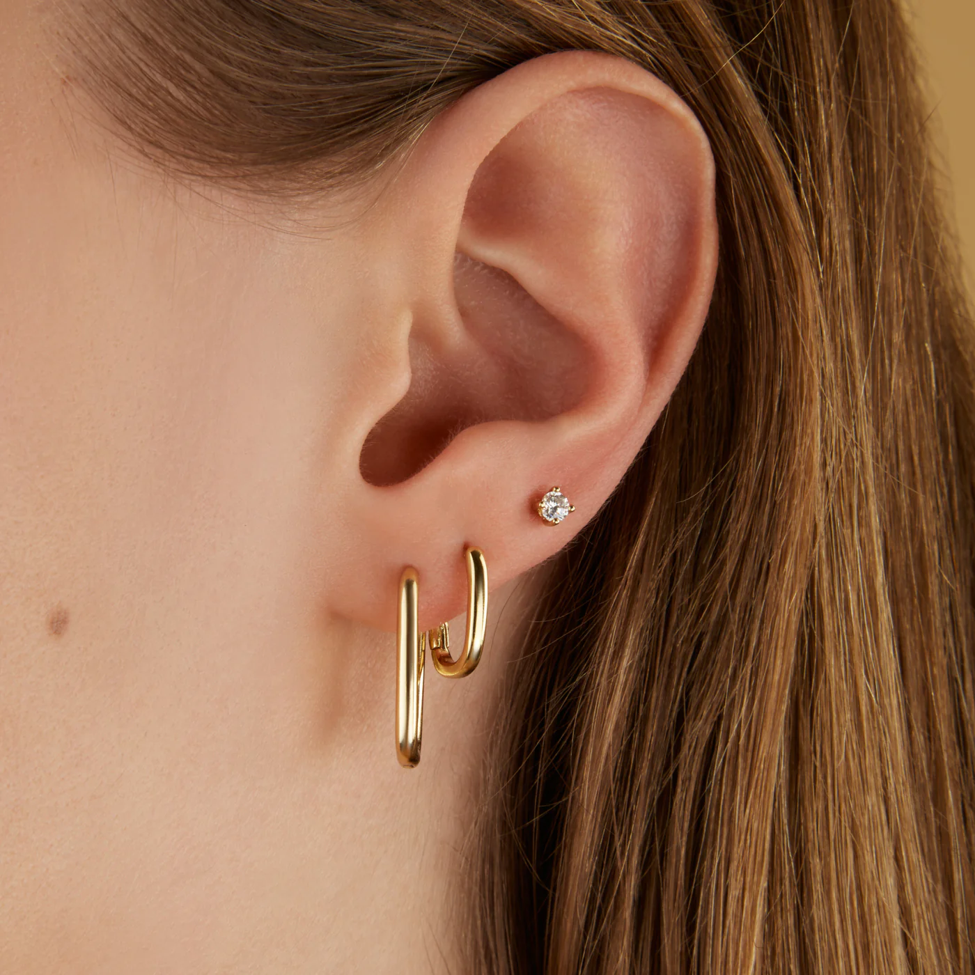 Karma 14 karat gold plated Earparty EPV06GP - Image 2