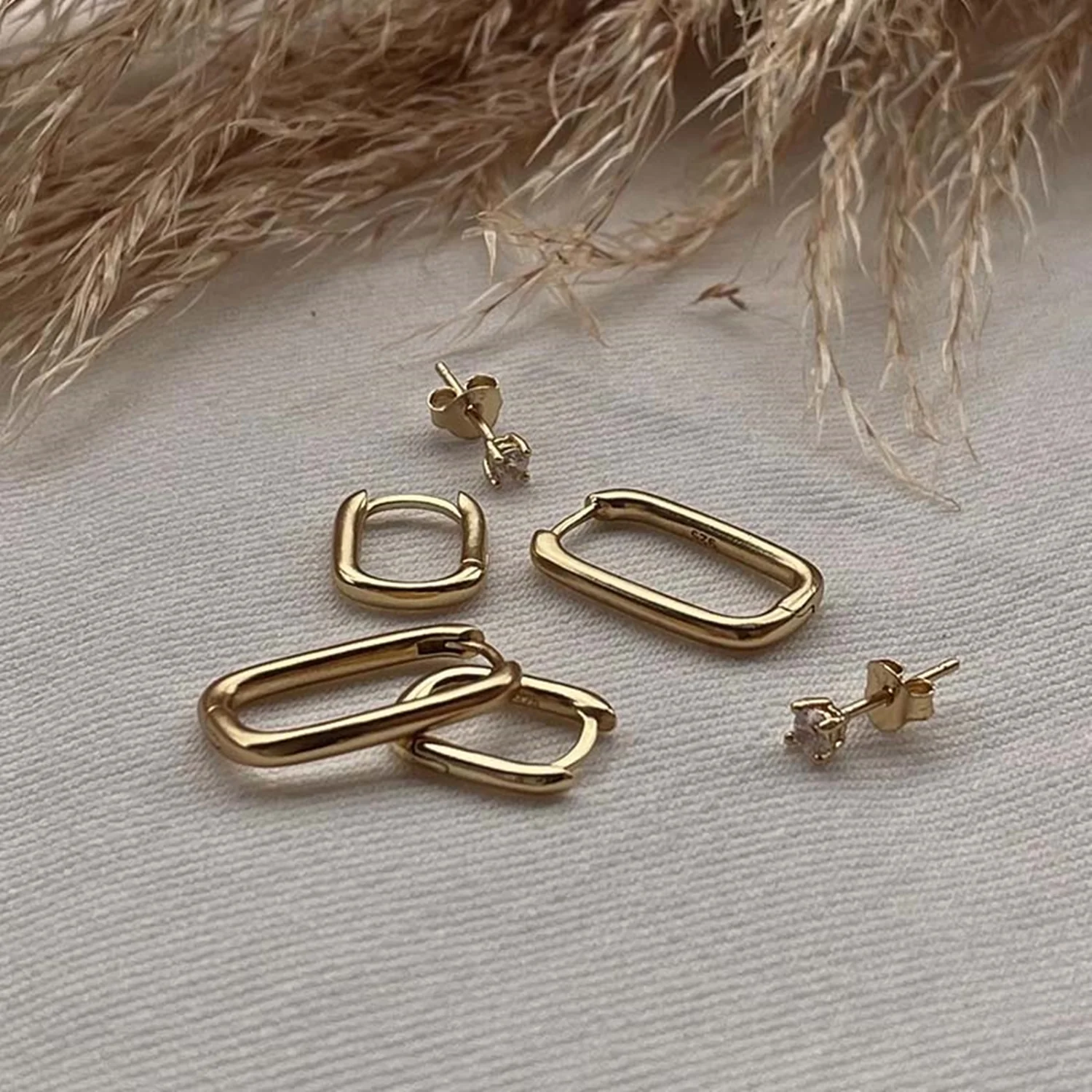 Karma 14 karat gold plated Earparty EPV06GP - Image 3