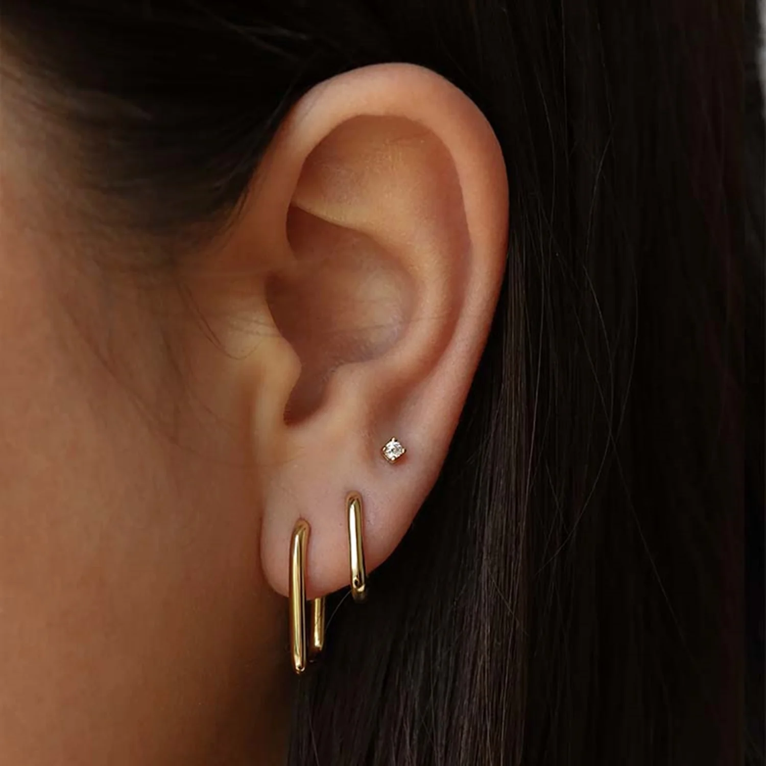 Karma 14 karat gold plated Earparty EPV06GP - Image 4