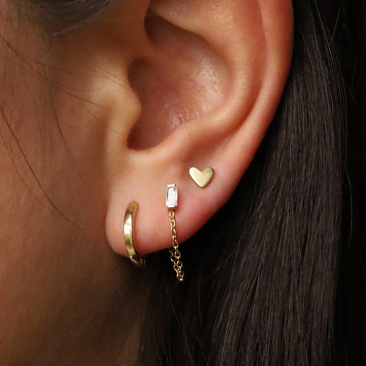 Karma 14 karat gold plated Earparty EPV10GP - Image 2