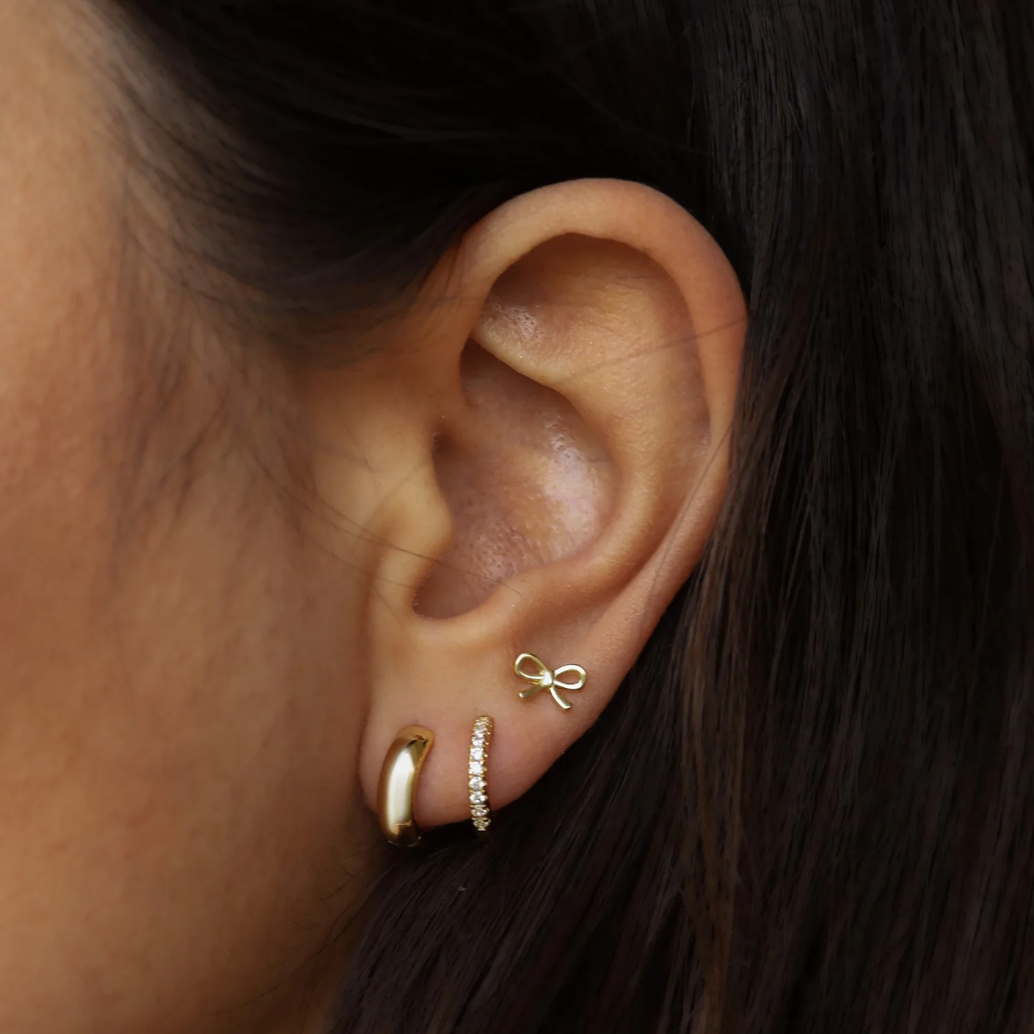 Karma 925 Sterling Silver Boa Earparty EPV46GP - Image 2