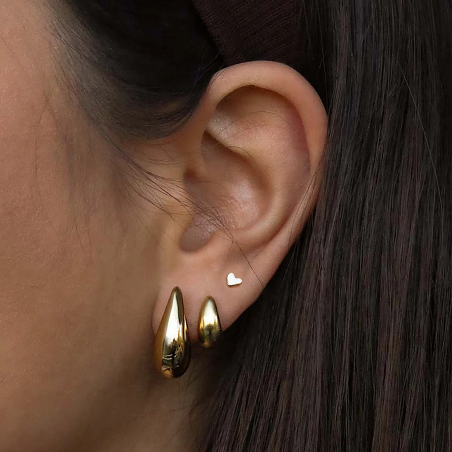 Karma 925 Sterling Silver Drop It Earparty EPV43GP - Image 3