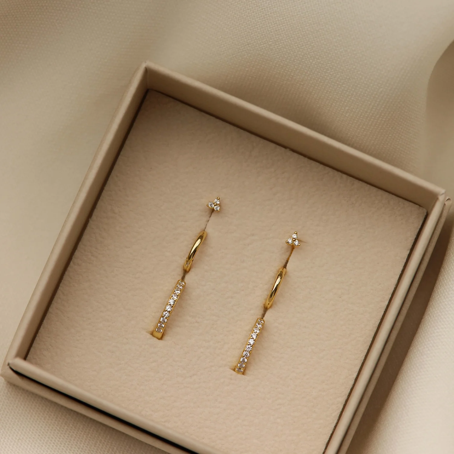 Karma 925 Sterling Silver Flow Earparty EPV47GP - Image 5