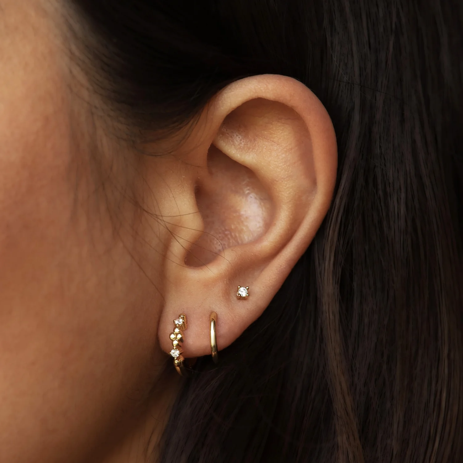 Karma 925 Sterling Silver Soleil Earparty EPV40GP - Image 2