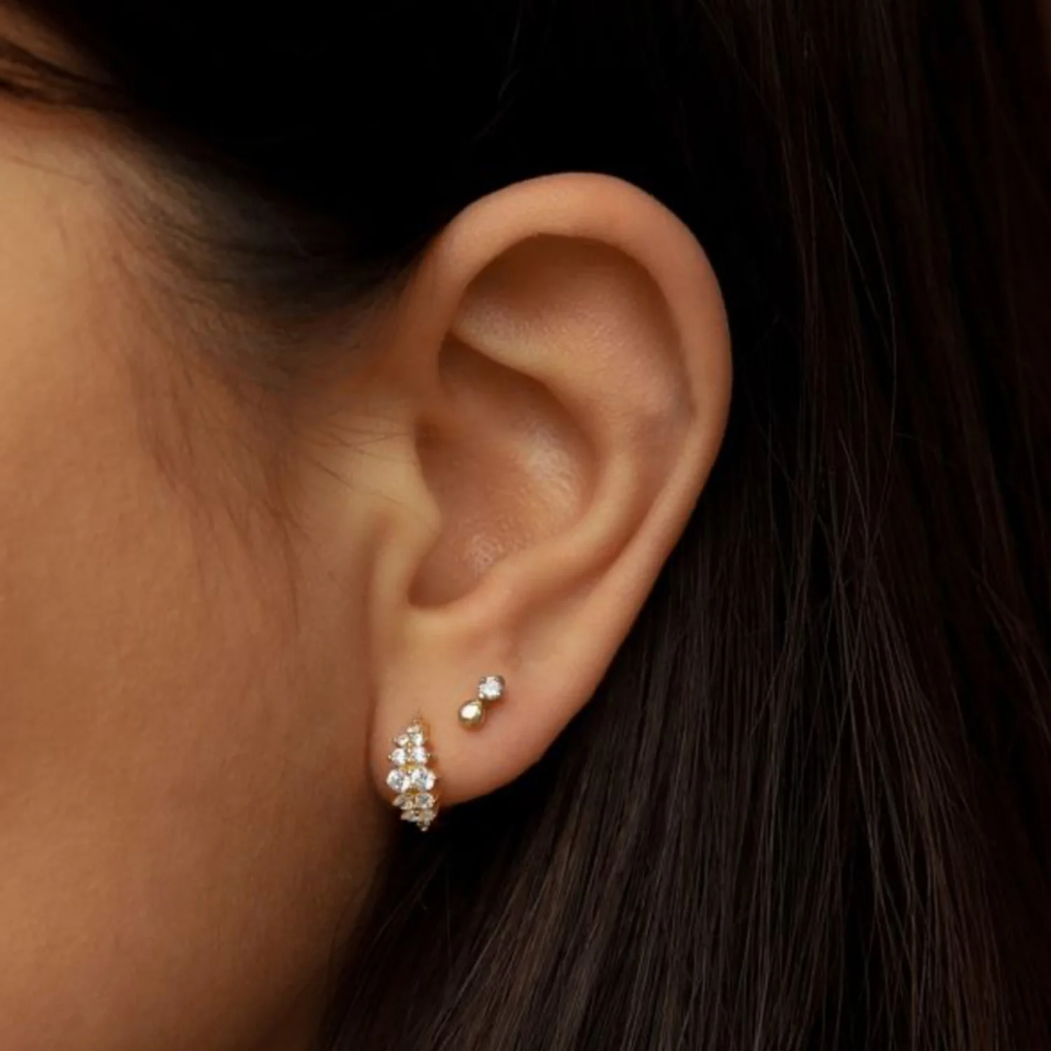 Karma 925 Sterling Silver Sophia Earparty EPV50GP - Image 2