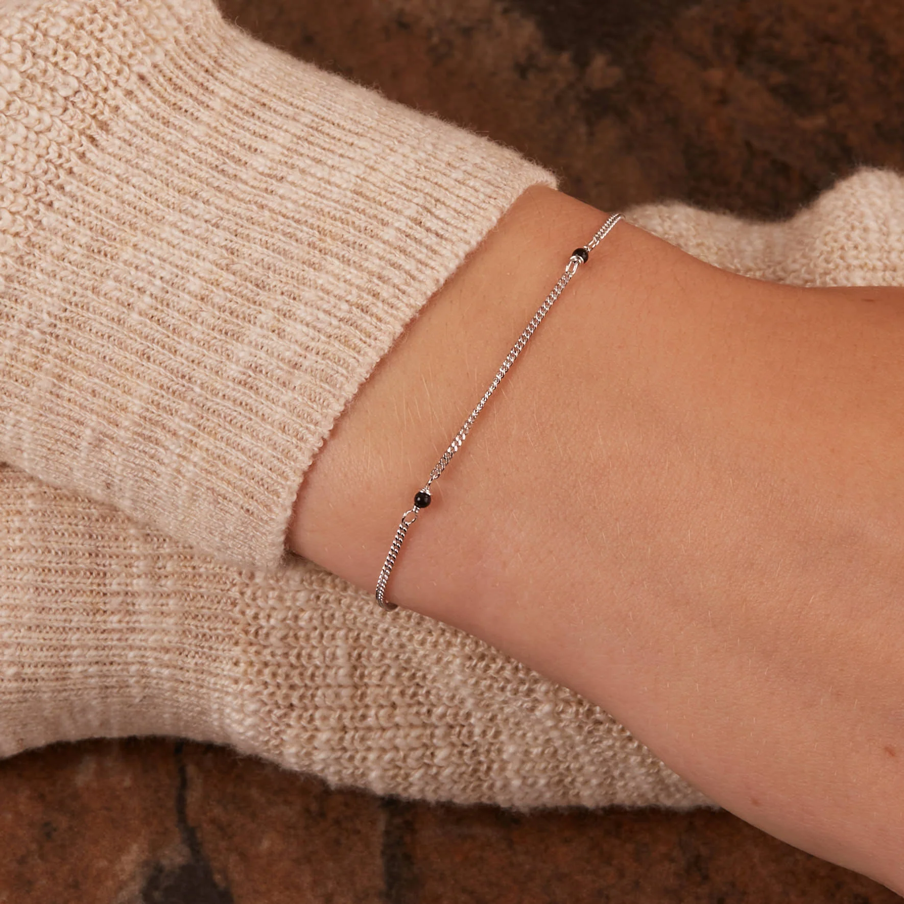 Karma Silver Bracelet 94124S - Image 2