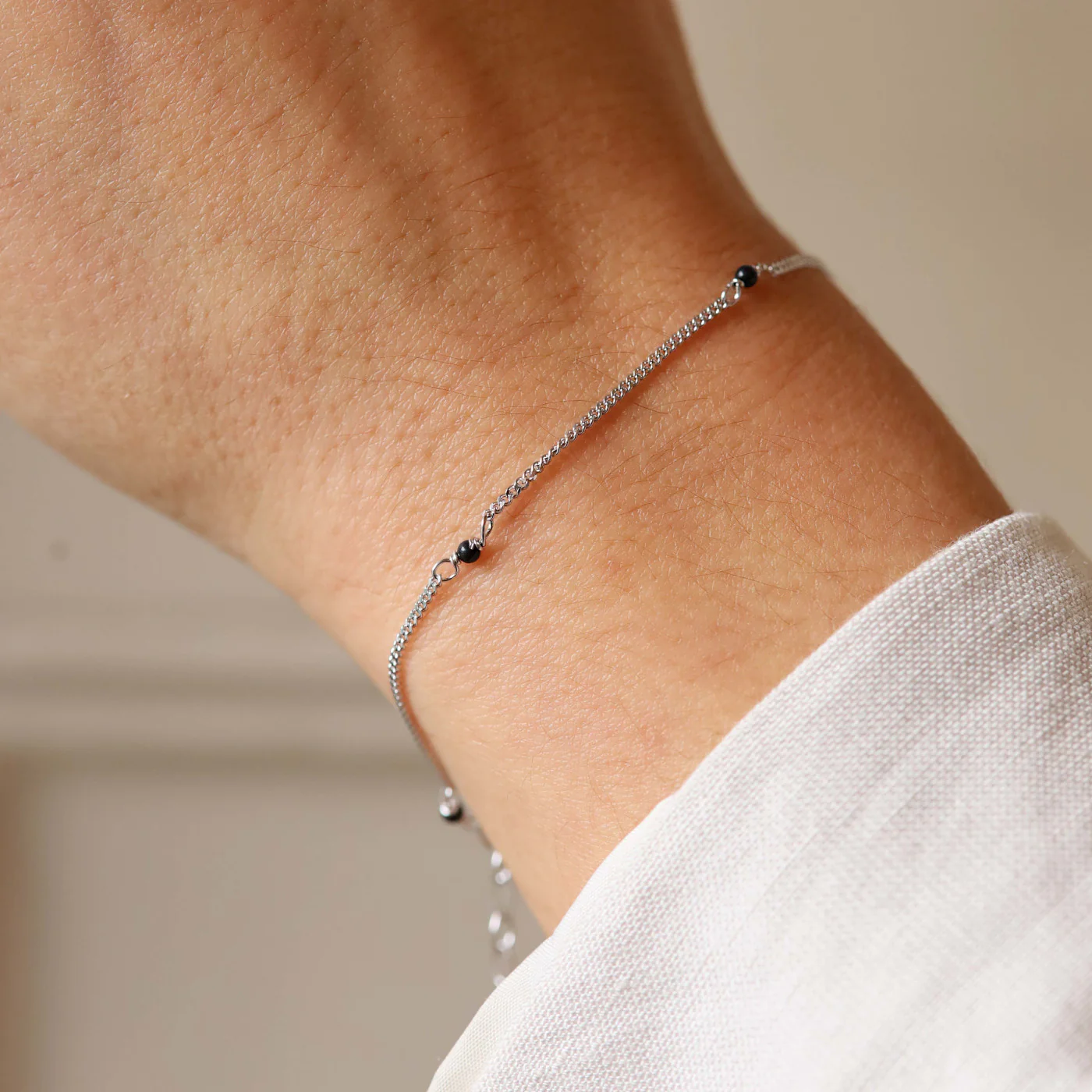 Karma Silver Bracelet 94124S - Image 3