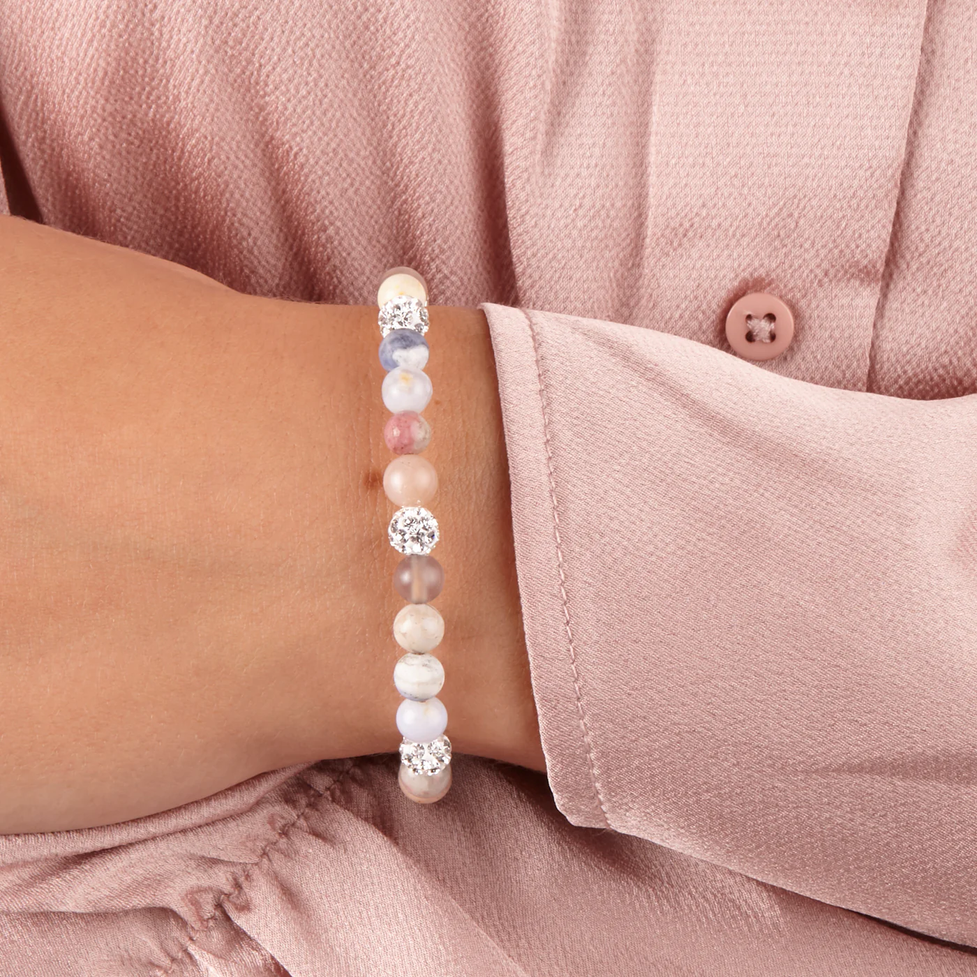 Karma Spiral Sandy Sea Armband 83433 (Lengte: 17.50-19.00 cm) - Image 2