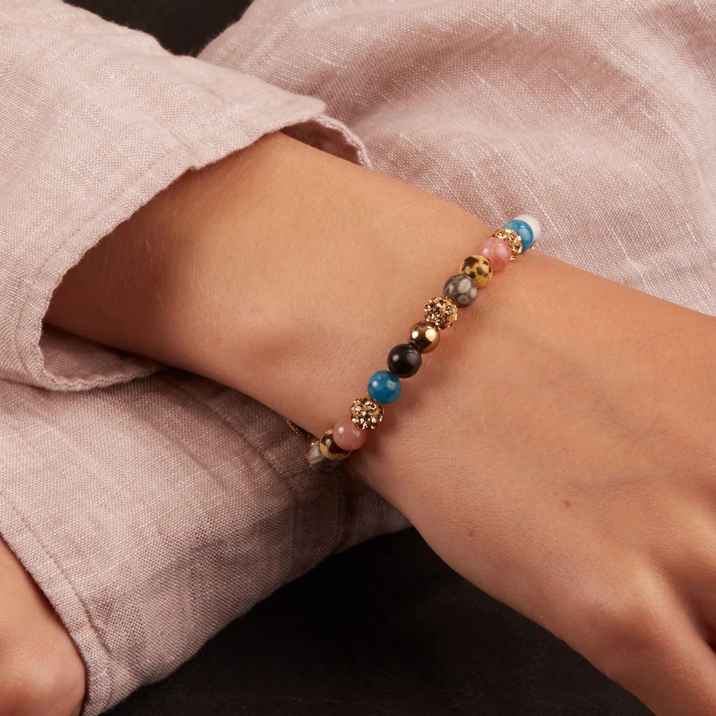Karma Spiral Silver Bracelet 83298 - Image 2