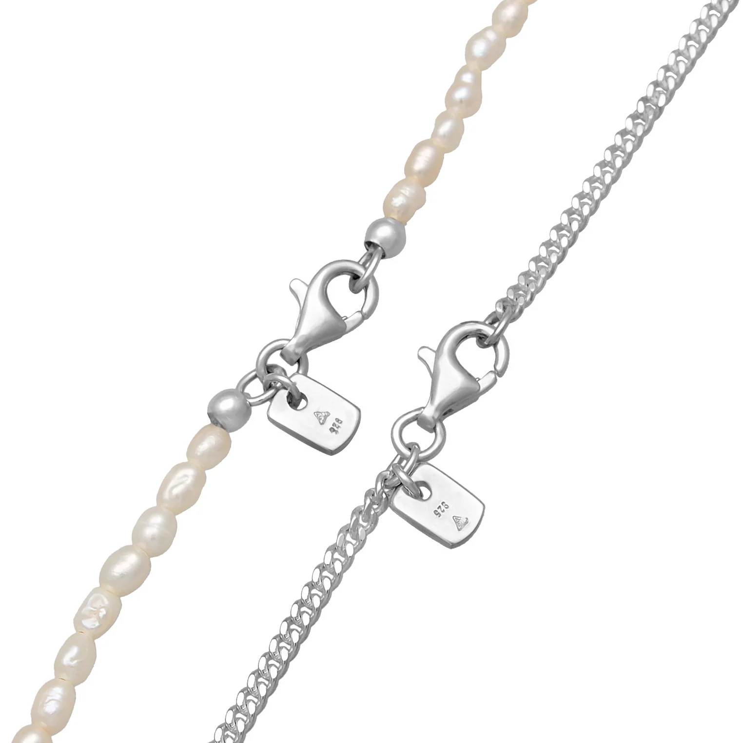 Kuzzoí 925 Sterling Silver Pearl Necklace 2004-BF-0007538-001 - Image 4