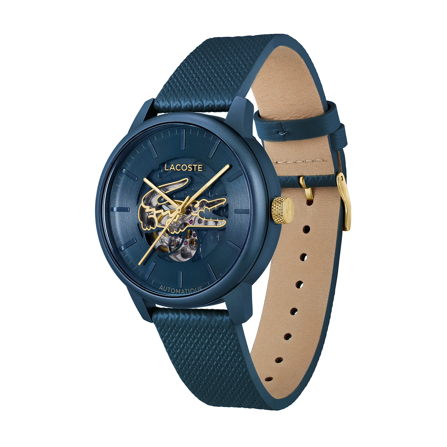 Lacoste LACOSTE.12.12 AUTOMATIQUE Blauw Heren Horloge 2002-LC2011385 - Image 3