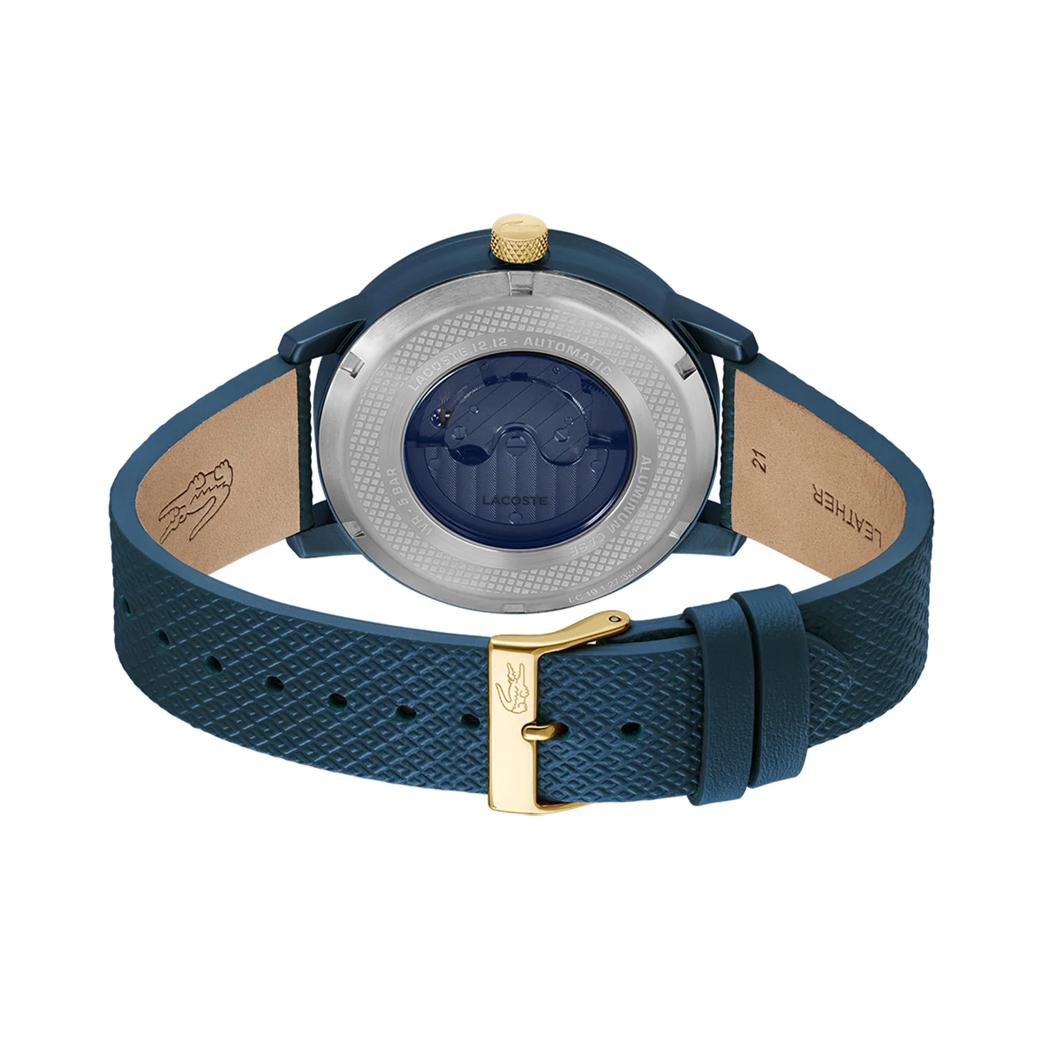 Lacoste LACOSTE.12.12 AUTOMATIQUE Blauw Heren Horloge 2002-LC2011385 - Image 4