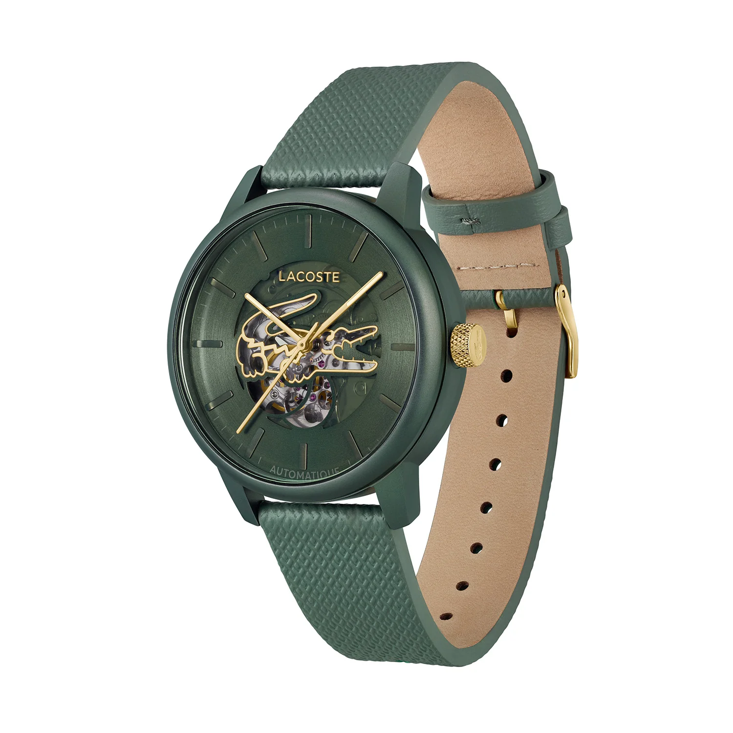 Lacoste LACOSTE.12.12 AUTOMATIQUE Groen Heren Horloge 2002-LC2011384 - Image 2