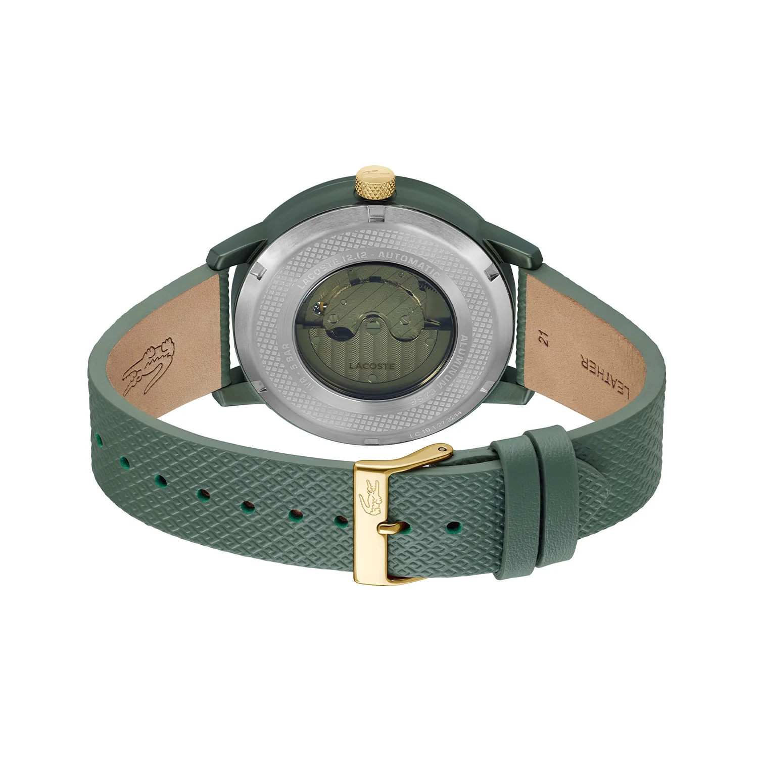 Lacoste LACOSTE.12.12 AUTOMATIQUE Groen Heren Horloge 2002-LC2011384 - Image 3