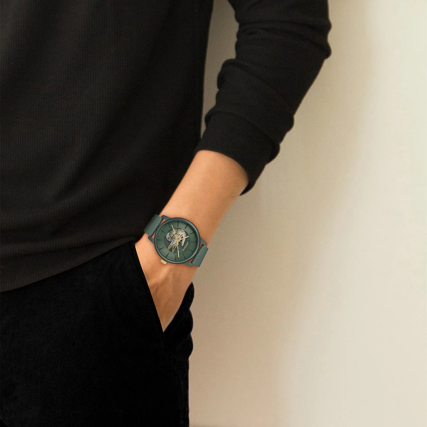 Lacoste LACOSTE.12.12 AUTOMATIQUE Groen Heren Horloge 2002-LC2011384 - Image 4