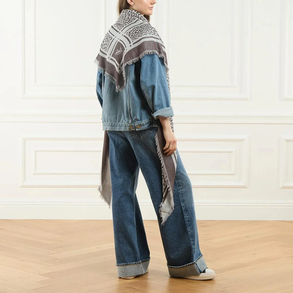 Lala Berlin Brown Lightweight Scarf 2001-A0533926 - Image 2