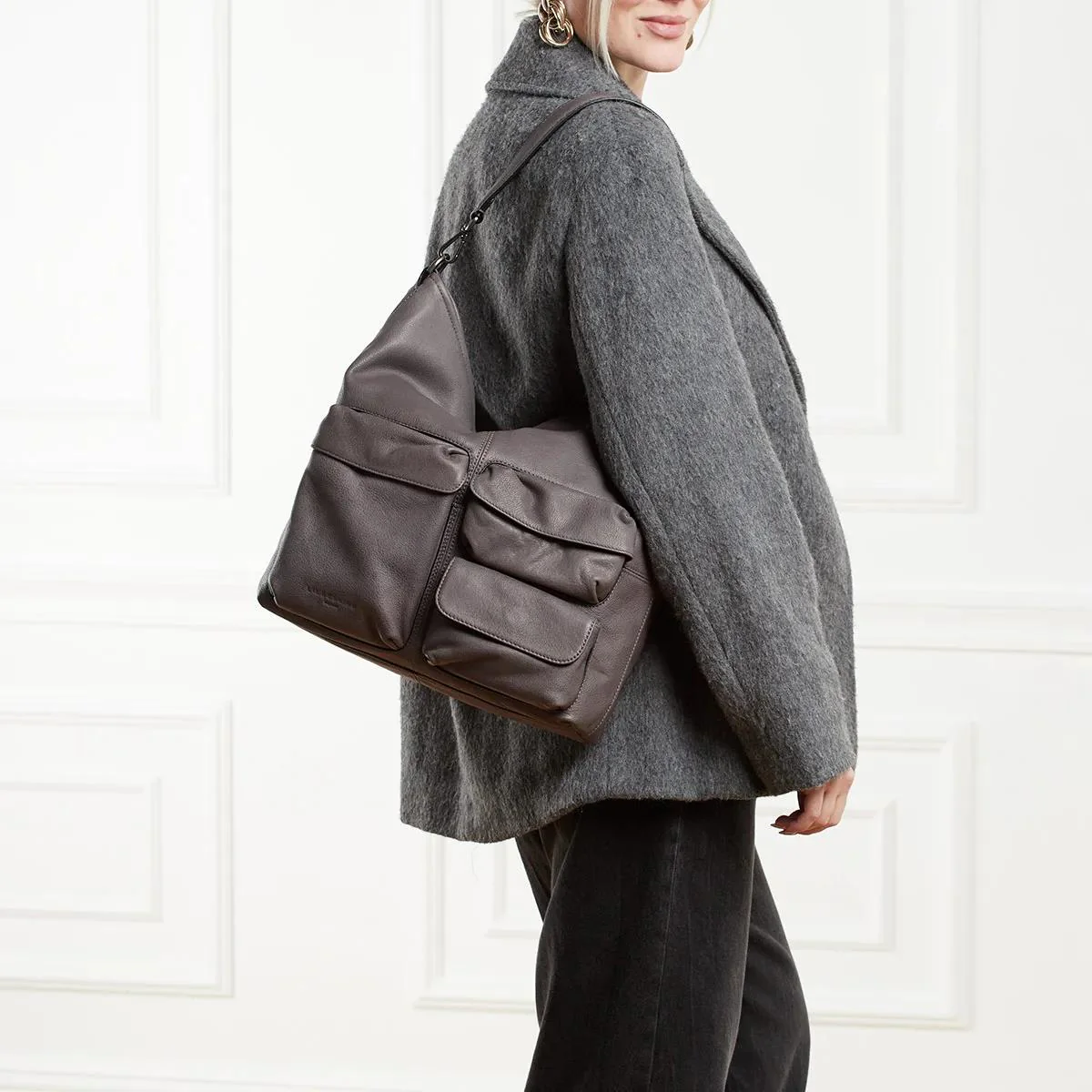 Liebeskind Berlin Gray Hobo Bag 2001-A0506208 - Image 2