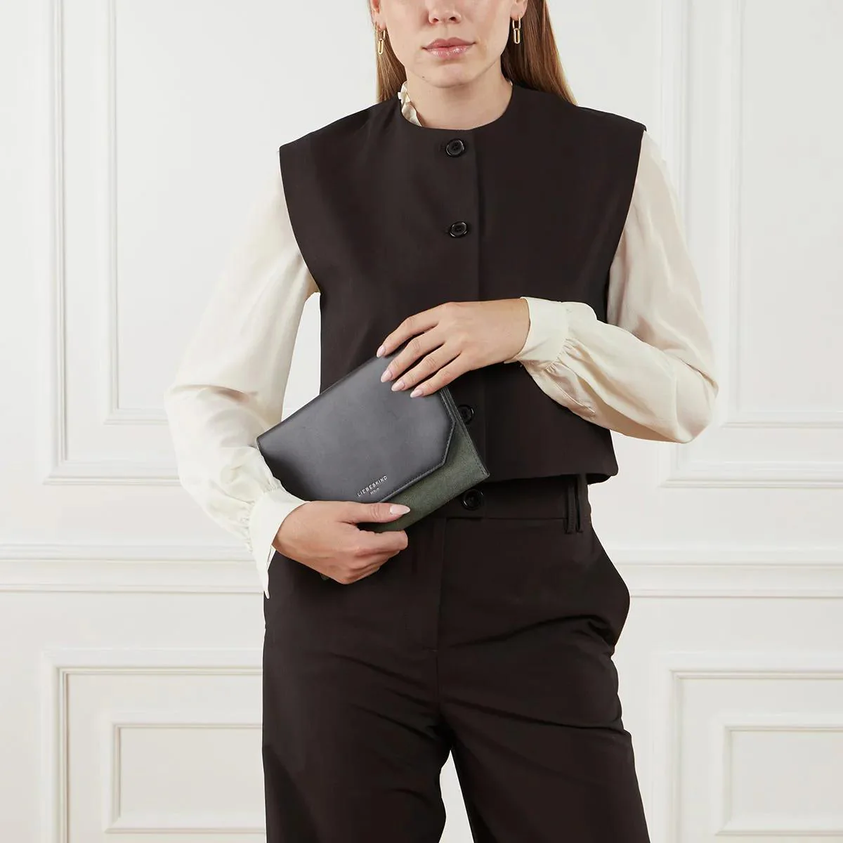 Liebeskind Berlin Green Clutch 2001-A0370644 - Image 2